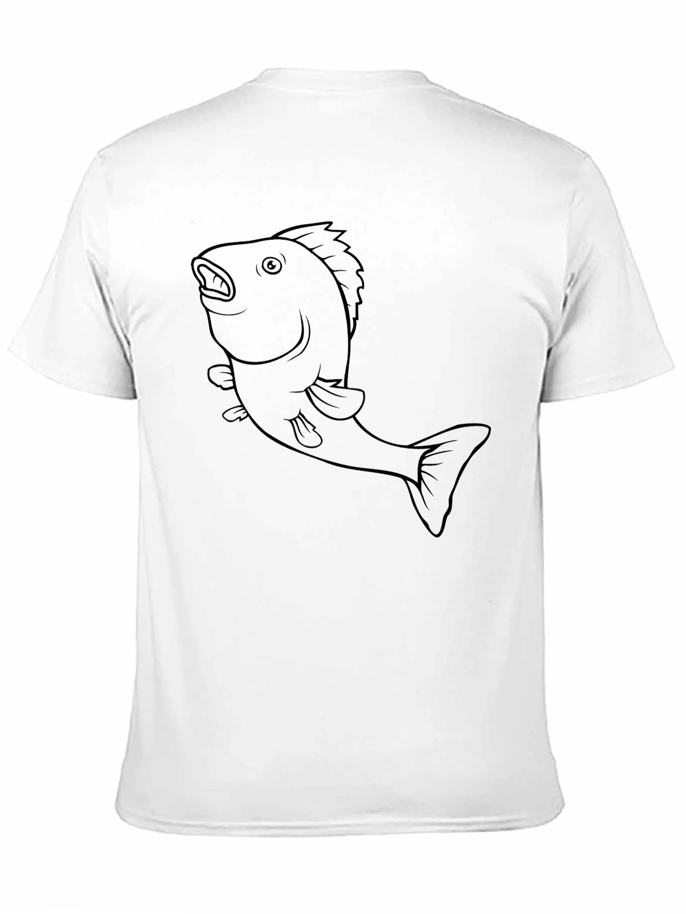 Black Fish Graphic Tee - Stylish and Unique