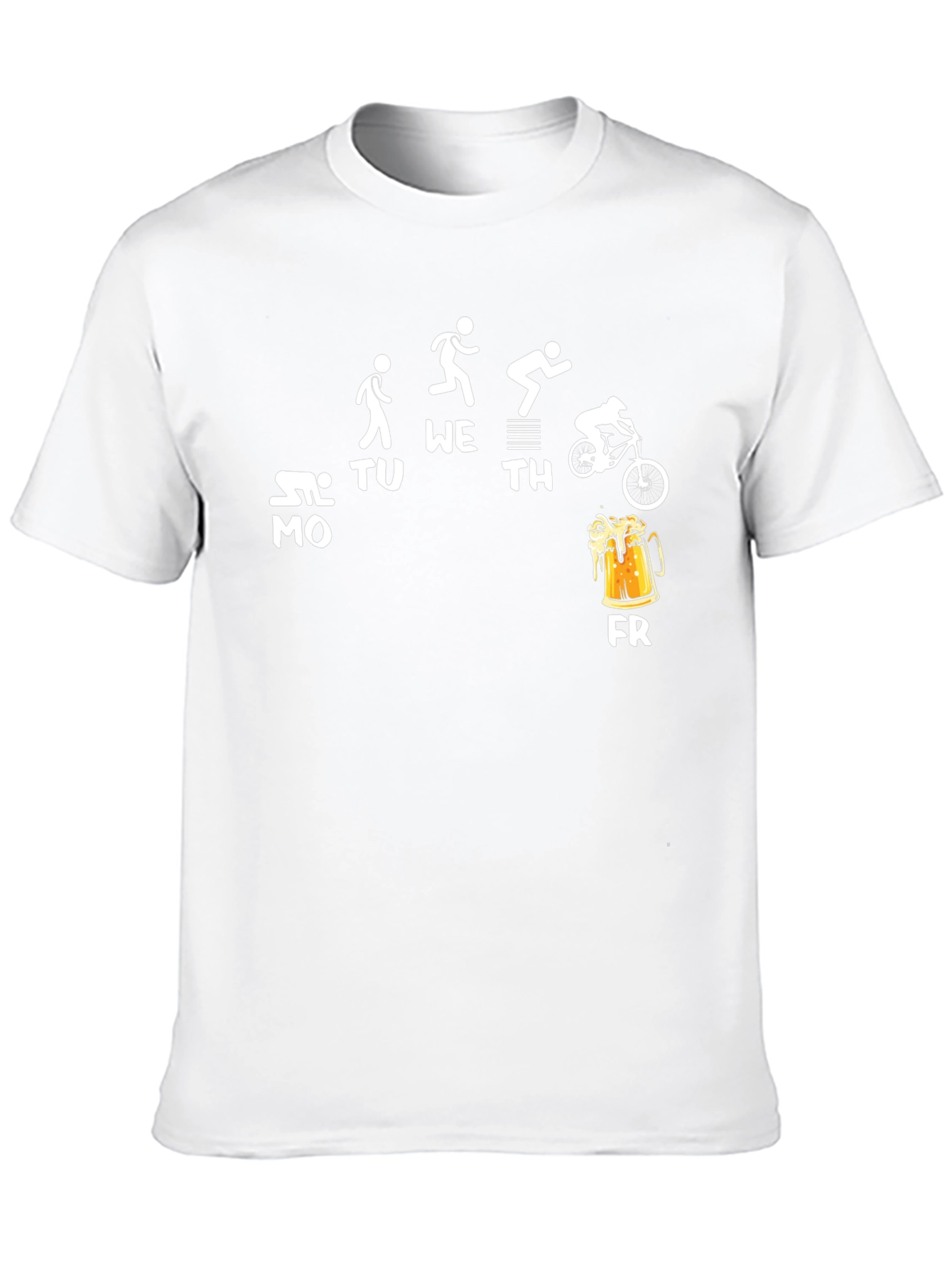 Workout Week Black T-Shirt: Gym to Beer