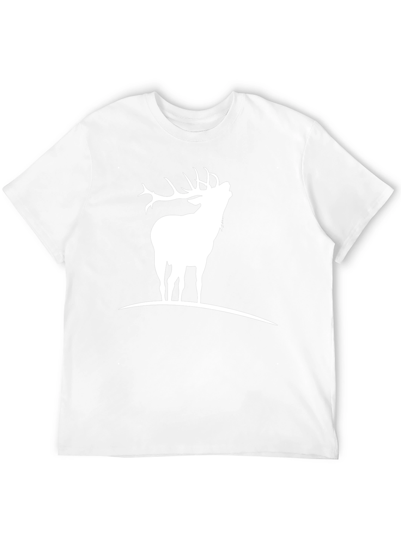 Black Deer Silhouette Graphic Tee