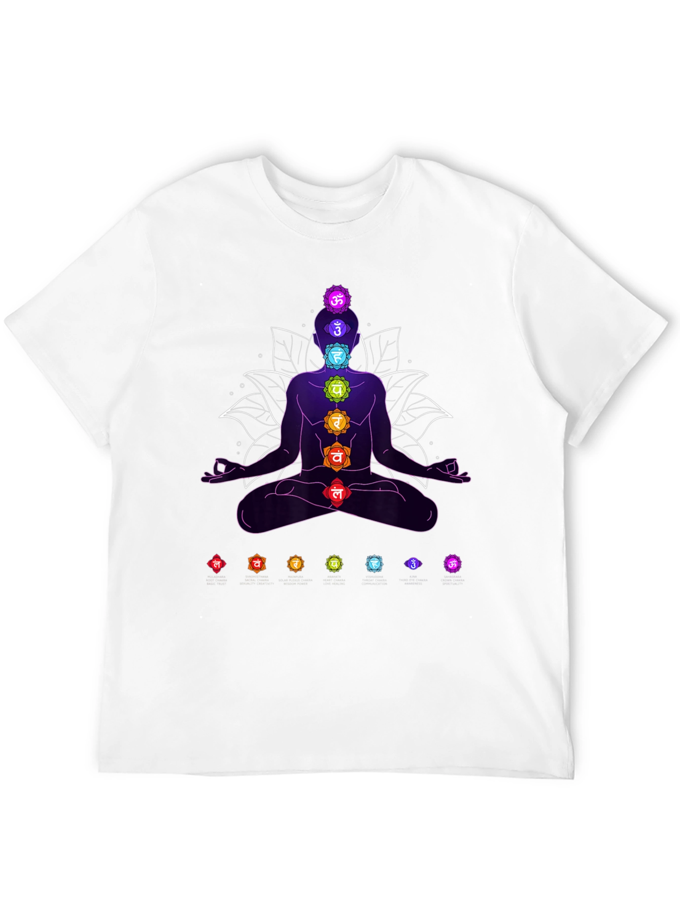 Chakra Meditation T-Shirt - Spiritual Yoga Tee