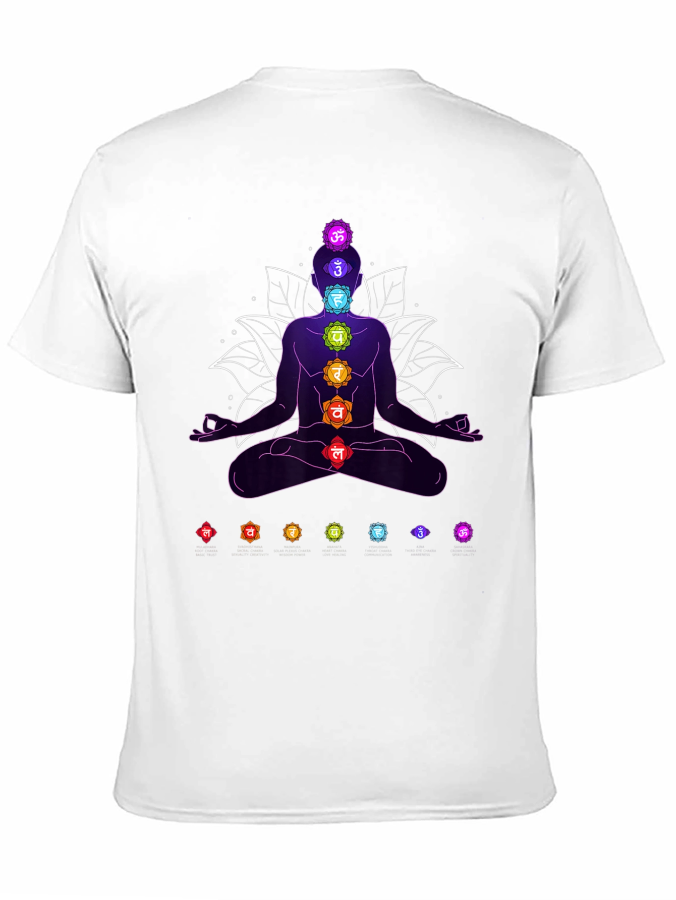 Chakra Meditation T-Shirt - Spiritual Yoga Tee