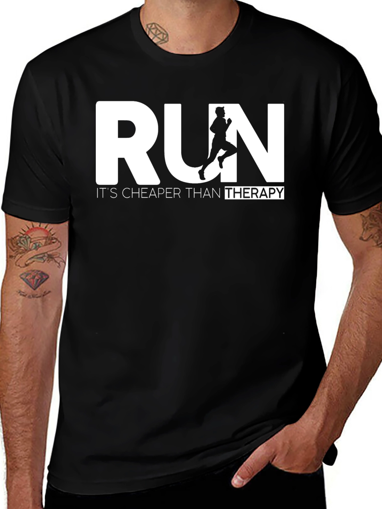 Run Cheaper Than Therapy Graphic Tee