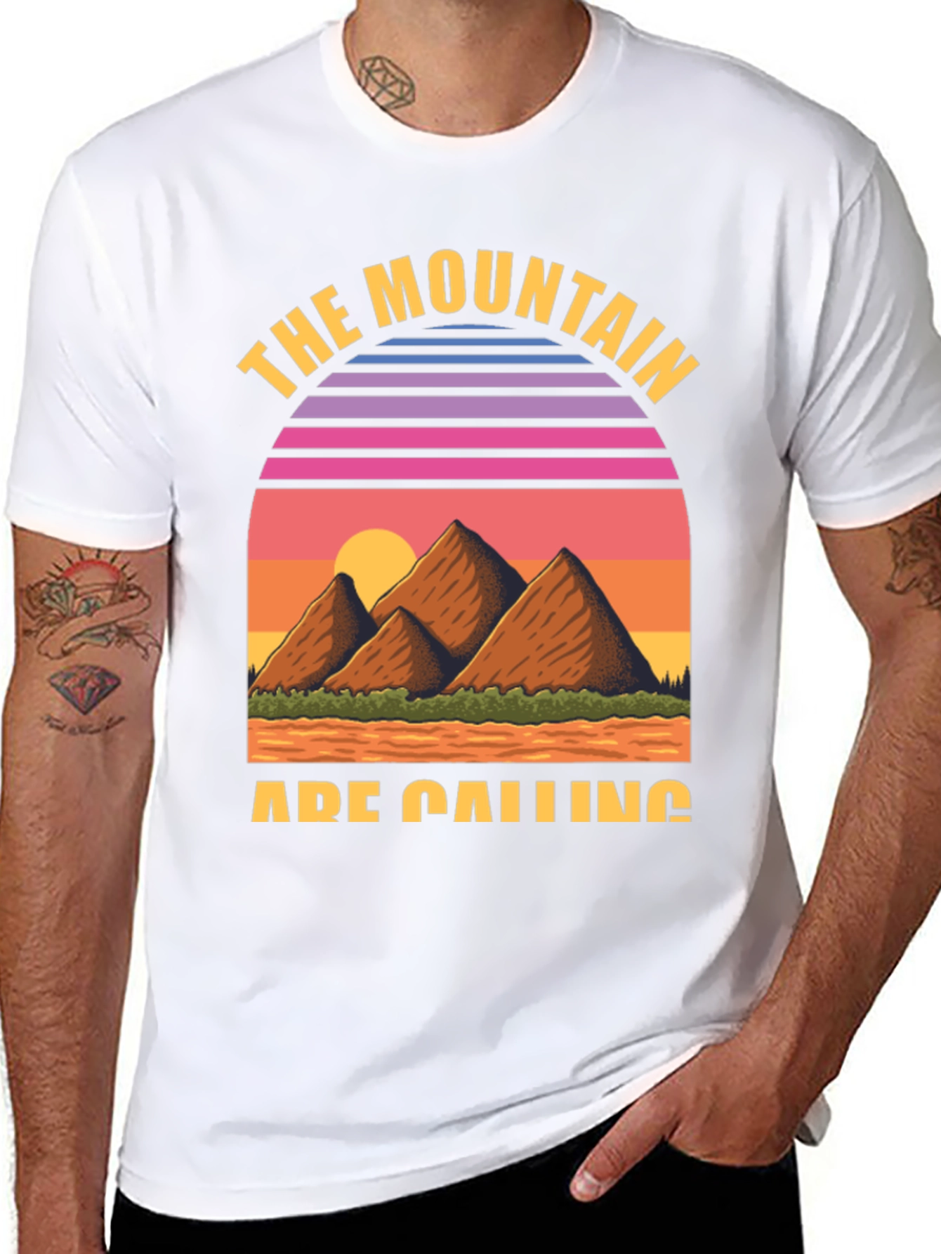 The Mountain is Calling Graphic Tee