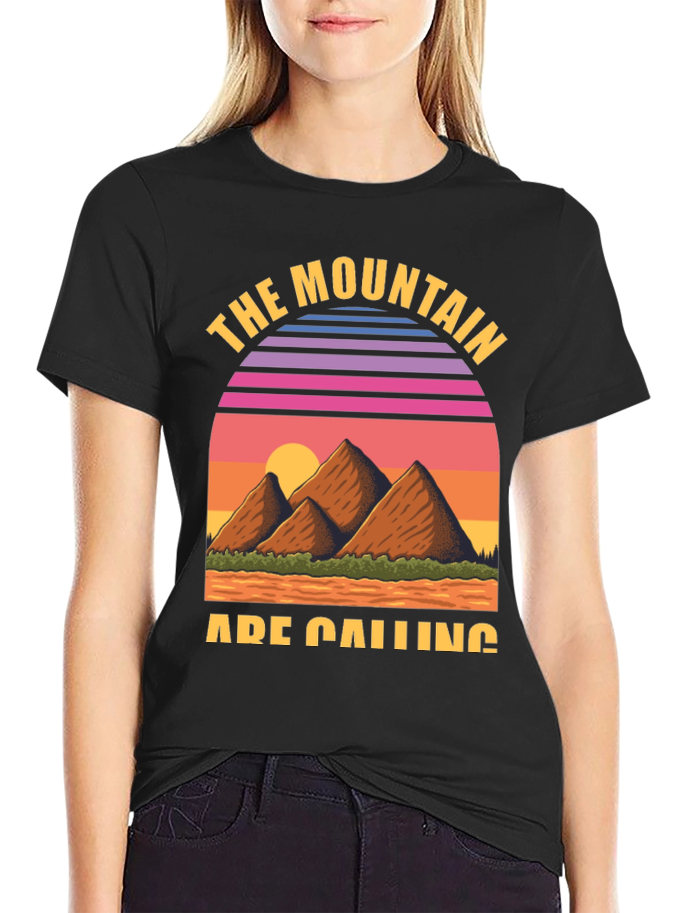 The Mountain is Calling Graphic Tee