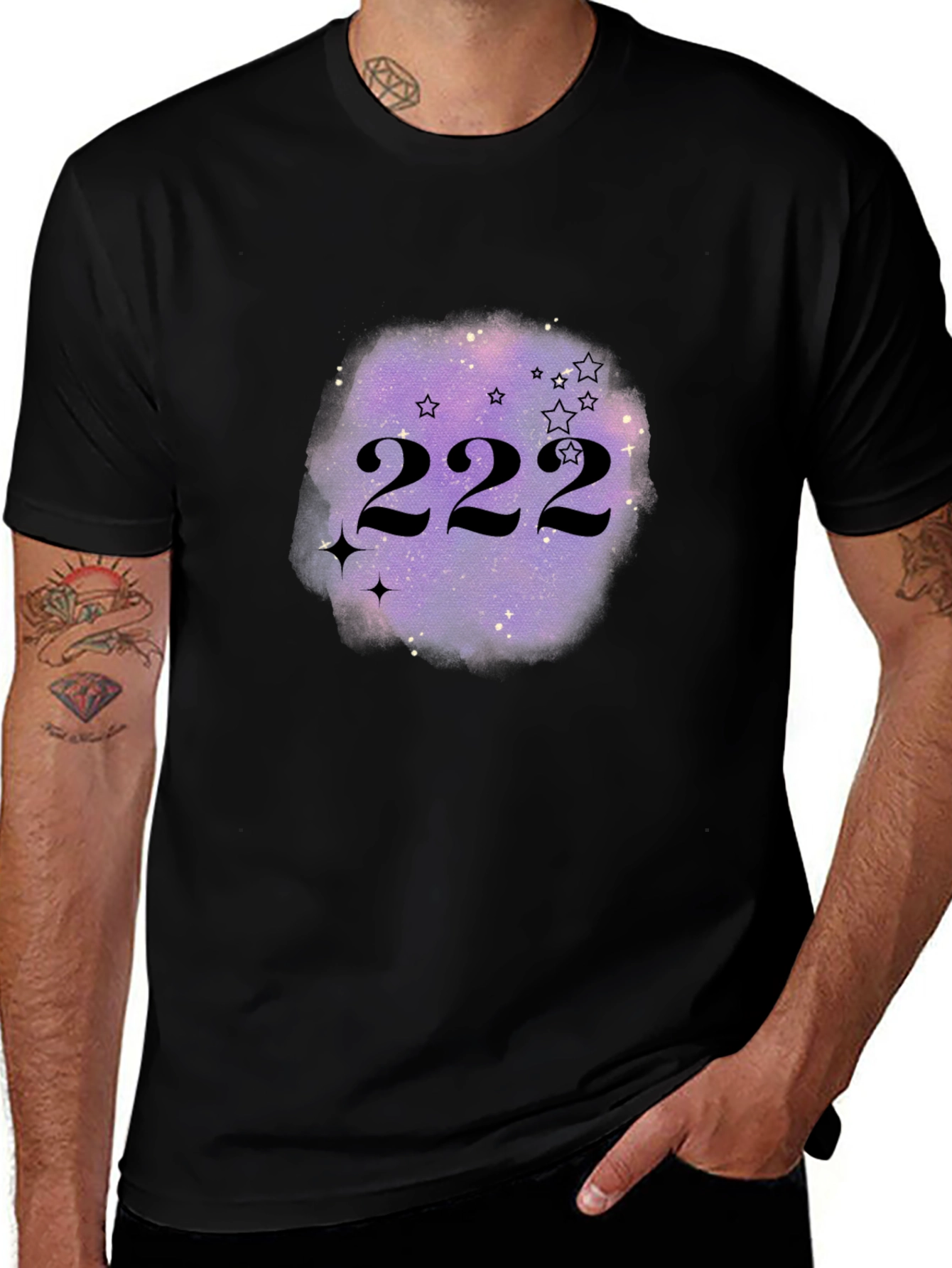 222 Angel Number Graphic Tee