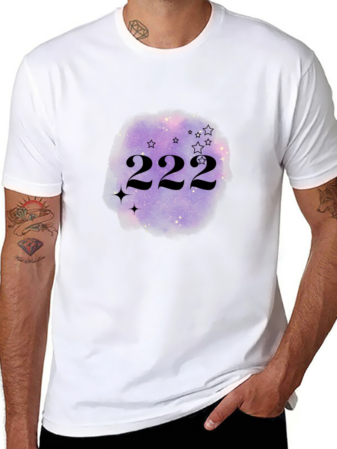222 Angel Number Graphic Tee