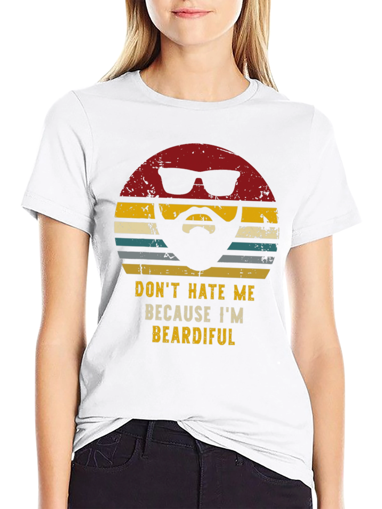 Beardiful Graphic T-Shirt - Novelty Mens Tee