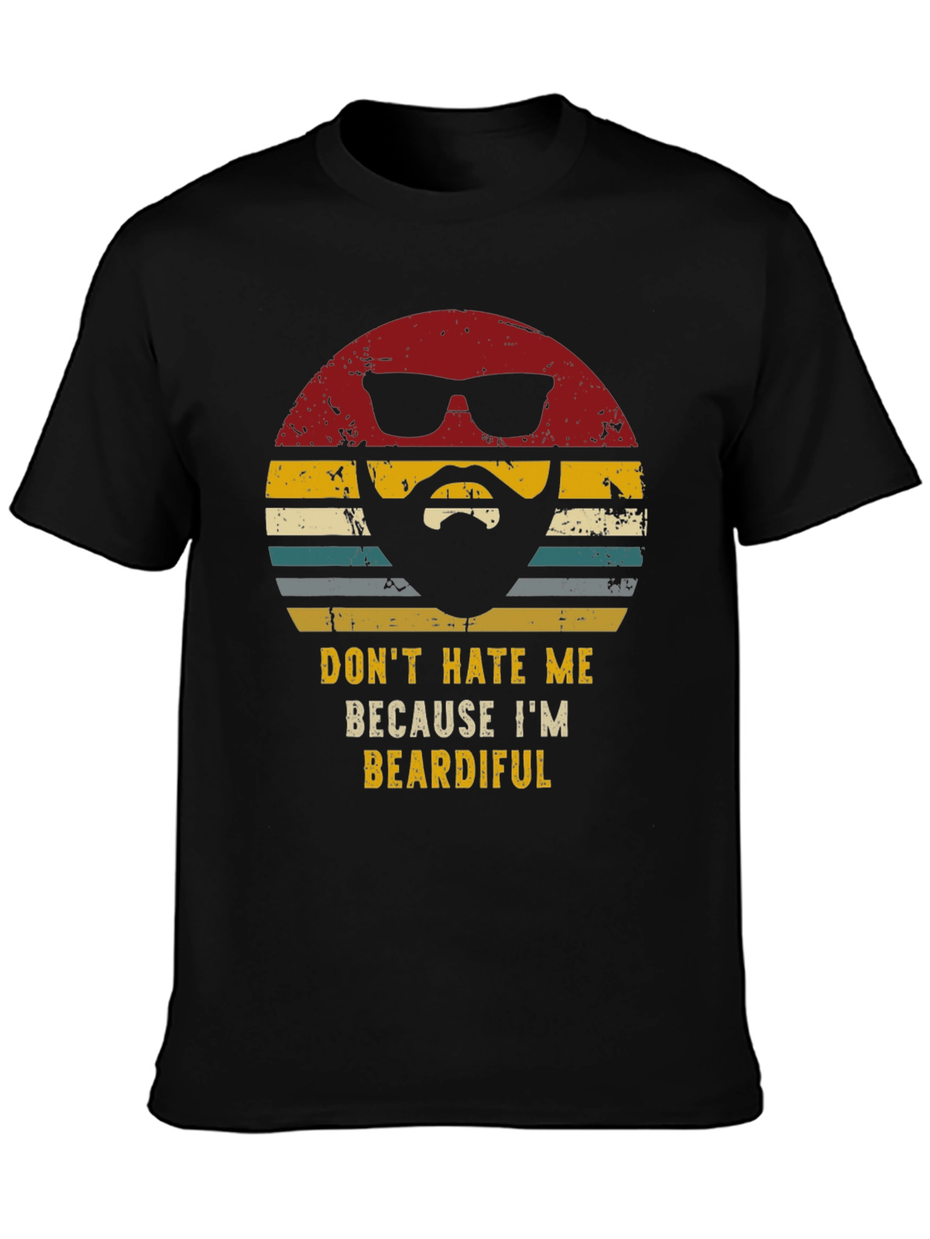 Beardiful Graphic T-Shirt - Novelty Mens Tee