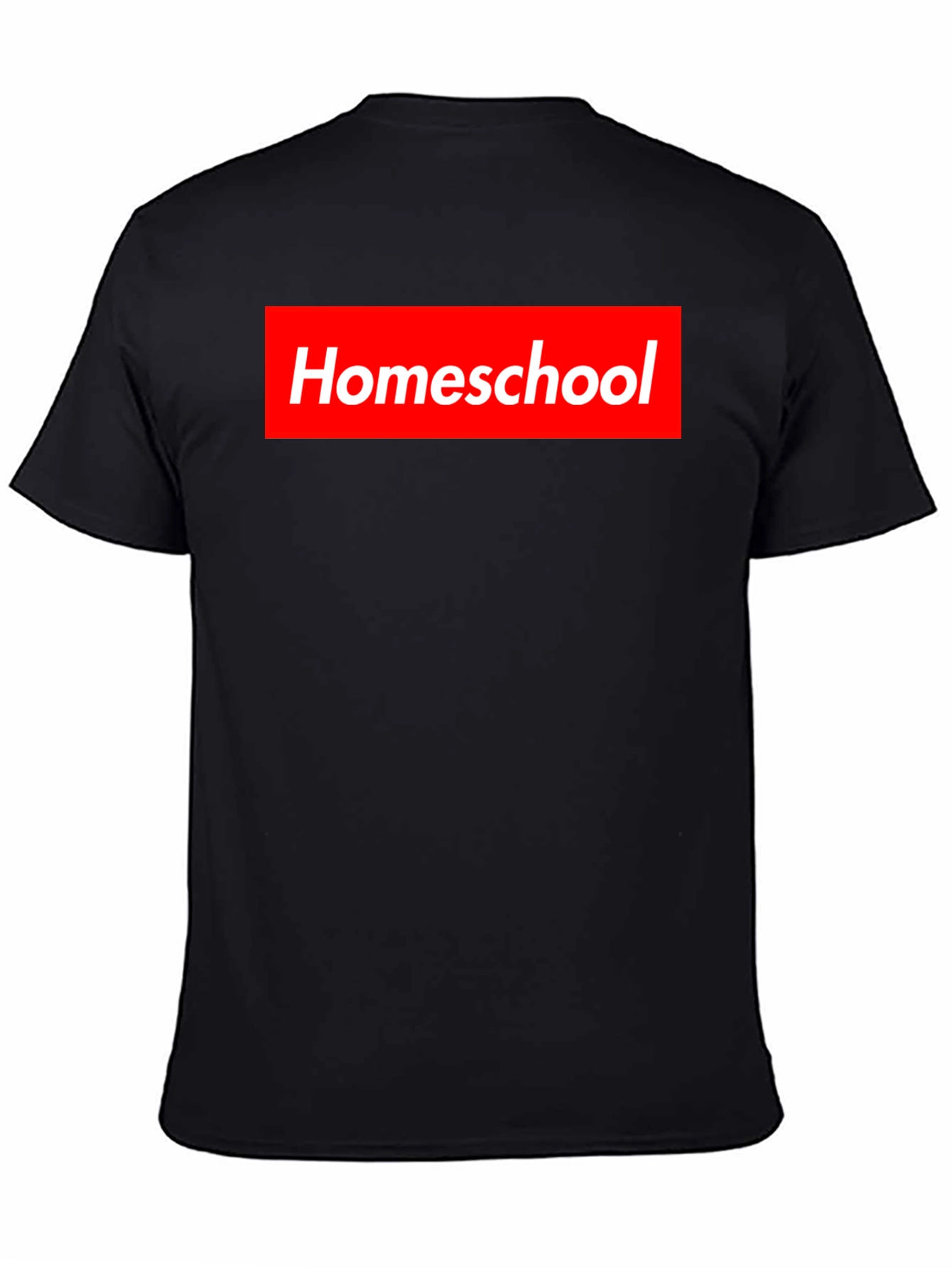 Homeschool Supreme Style T-Shirt - Black Cotton Tee