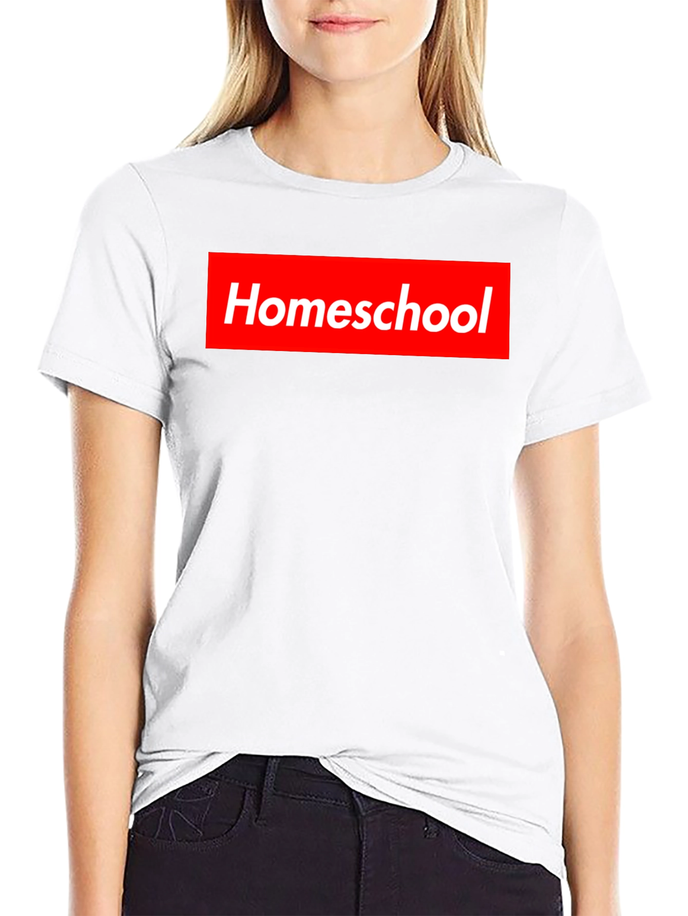 Homeschool Supreme Style T-Shirt - Black Cotton Tee