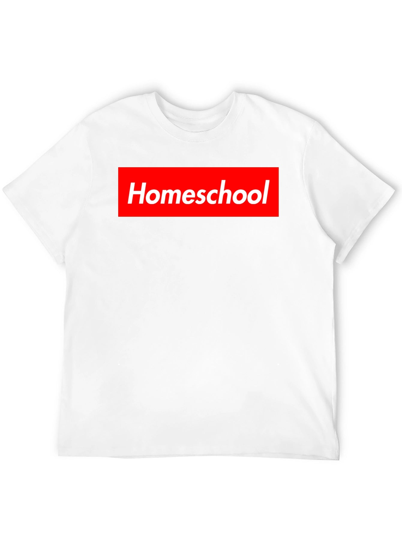 Homeschool Supreme Style T-Shirt - Black Cotton Tee