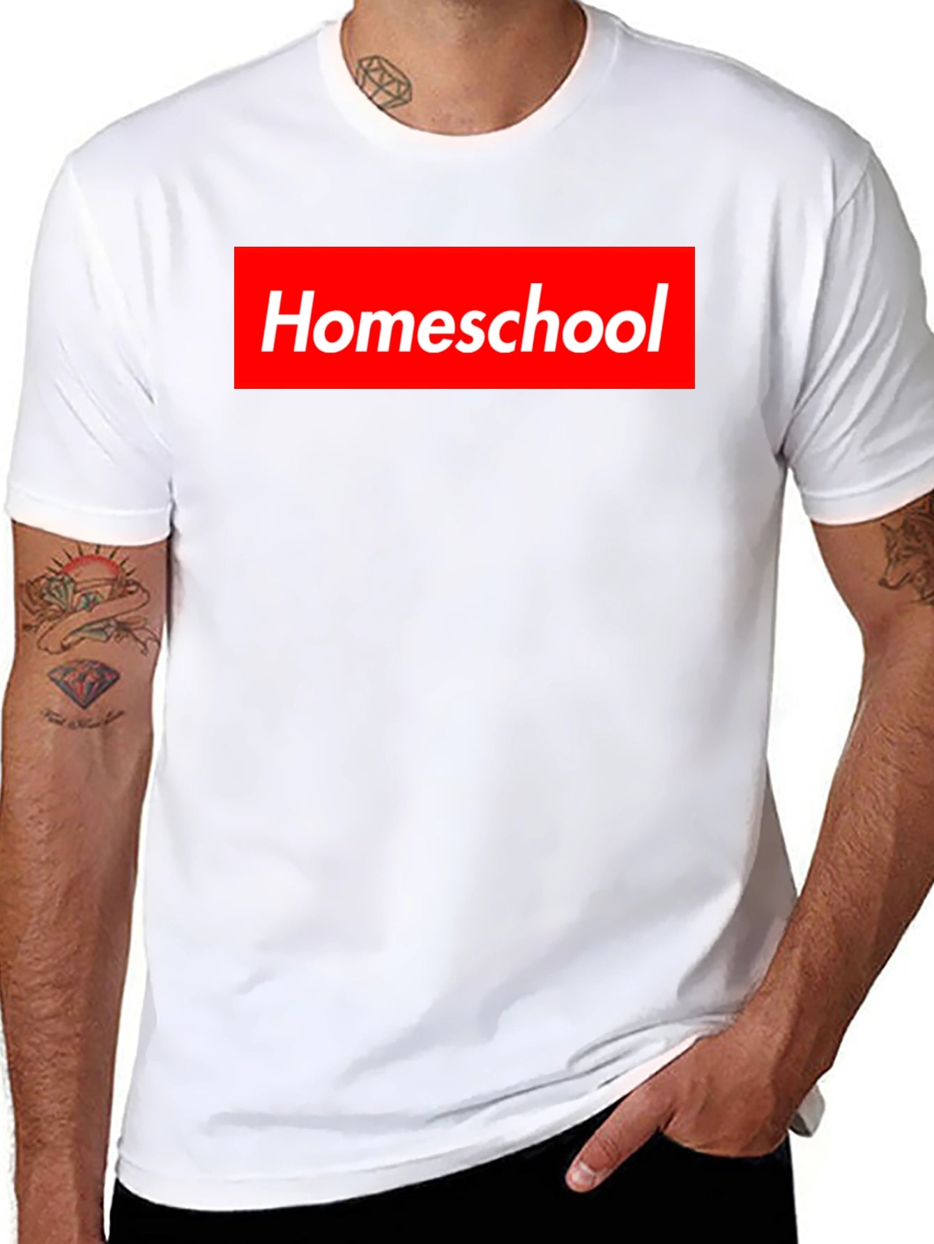 Homeschool Supreme Style T-Shirt - Black Cotton Tee