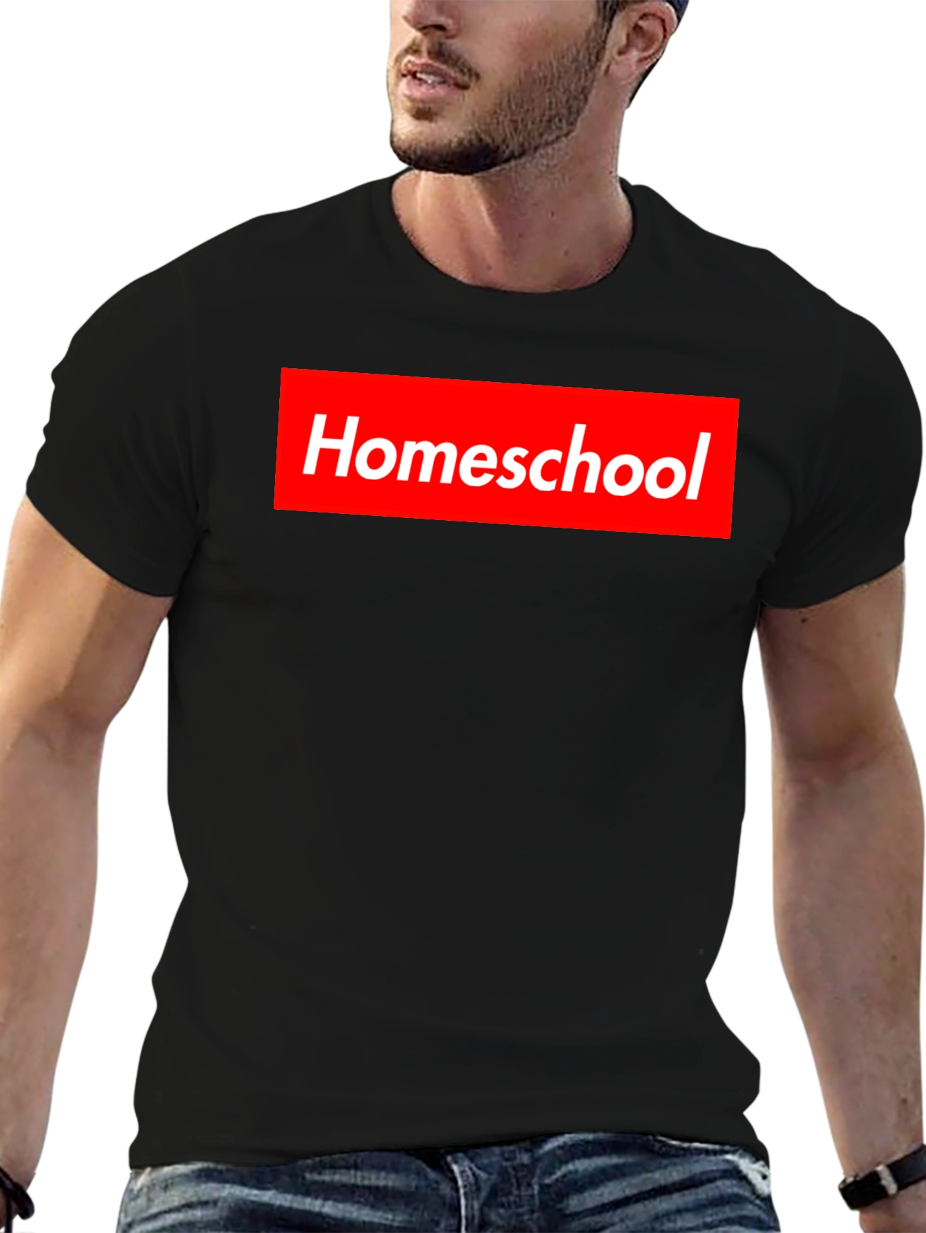 Homeschool Supreme Style T-Shirt - Black Cotton Tee