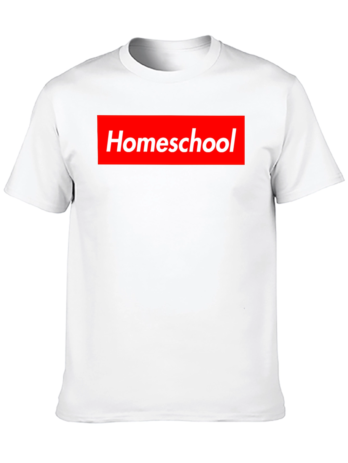 Homeschool Supreme Style T-Shirt - Black Cotton Tee