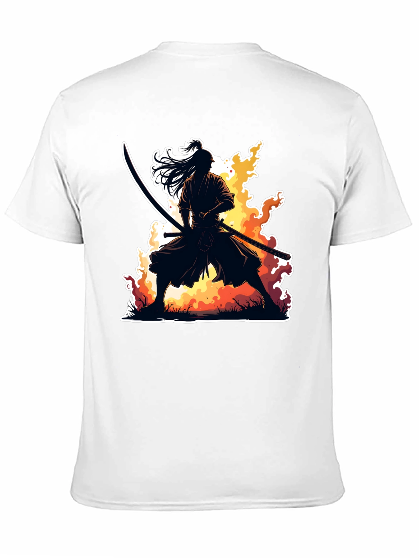 Samurai Warrior Graphic T-Shirt