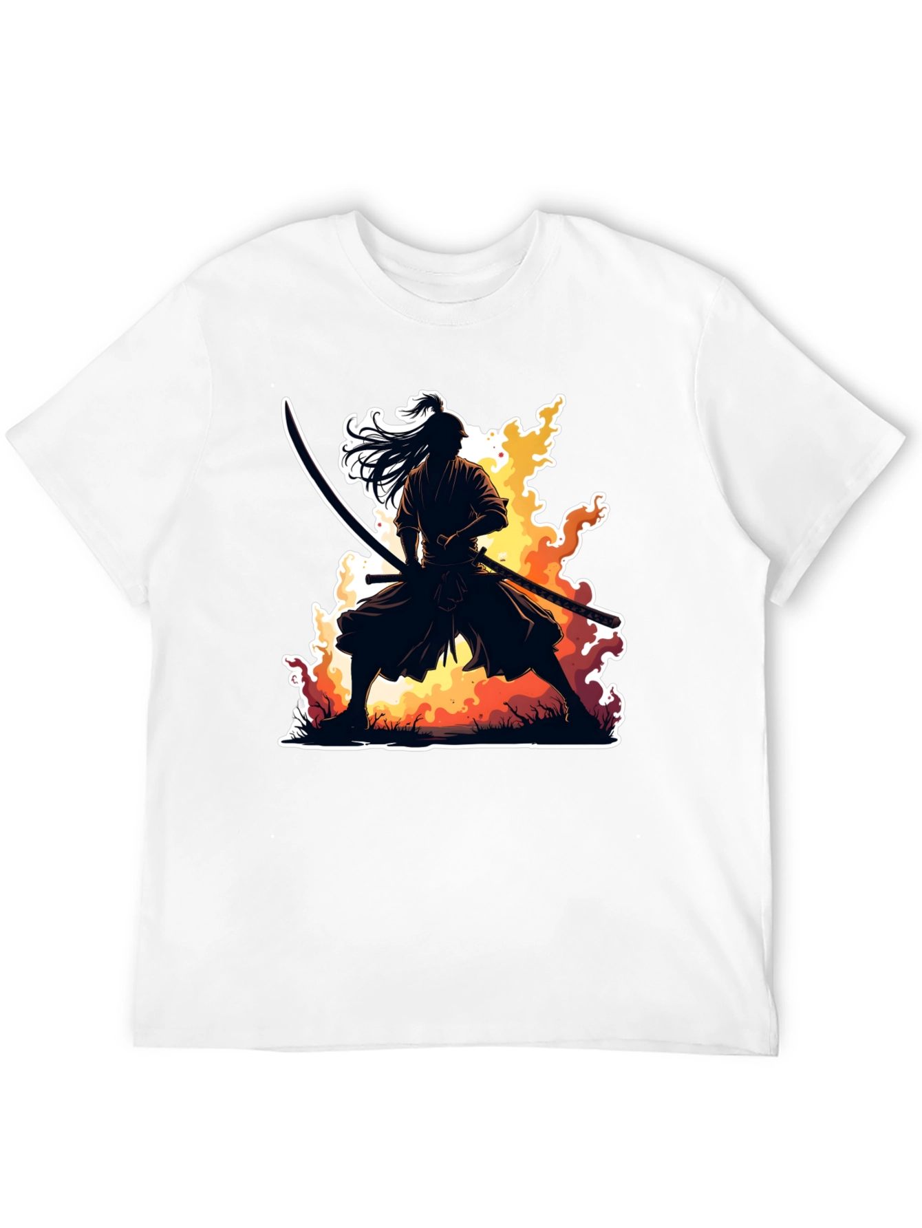 Samurai Warrior Graphic T-Shirt