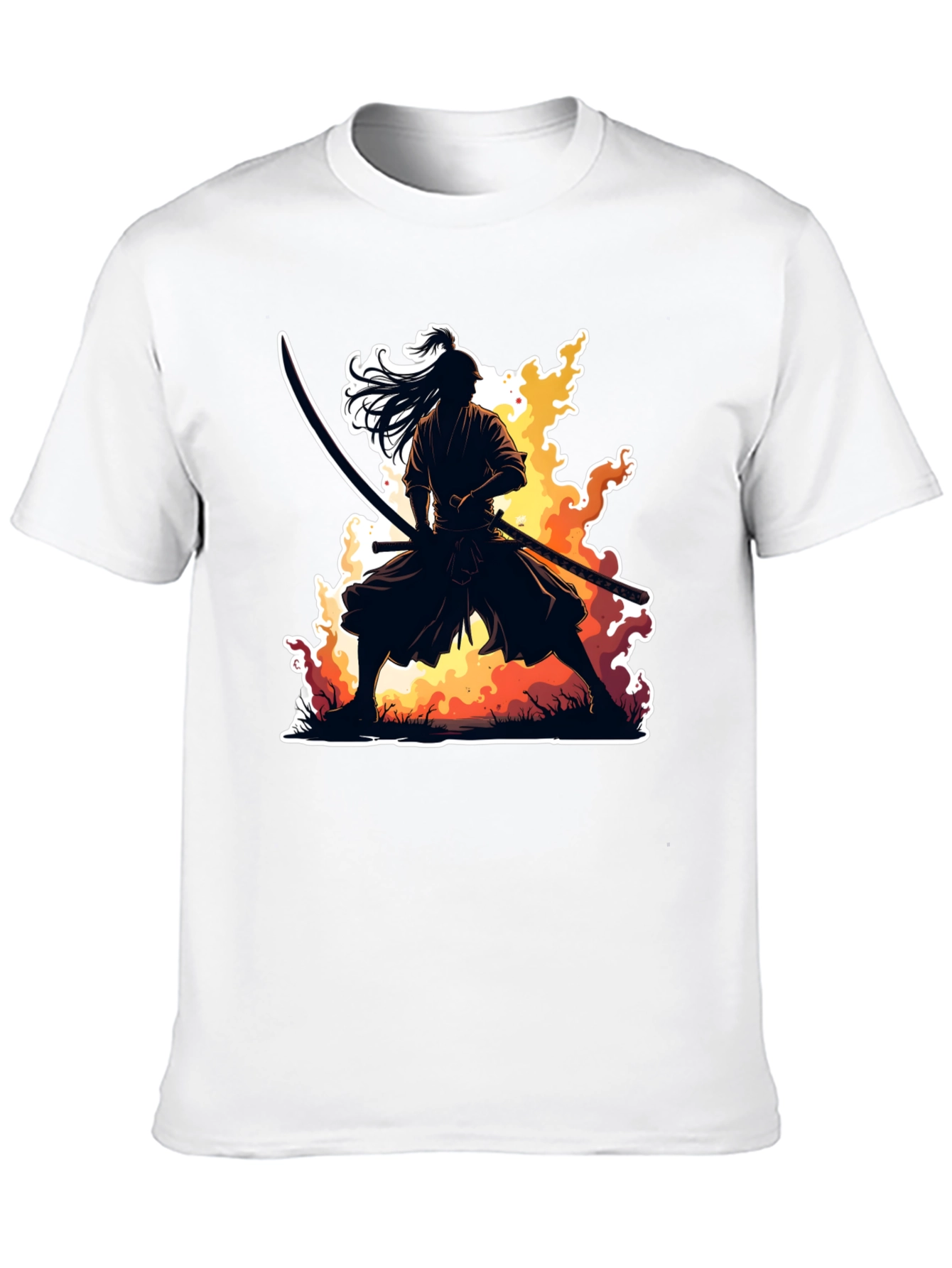 Samurai Warrior Graphic T-Shirt