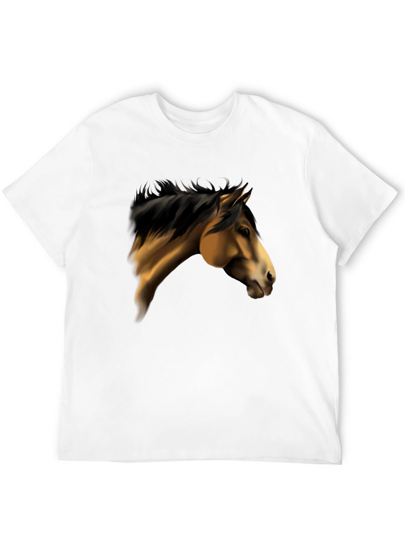 Horse Graphic Black T-Shirt