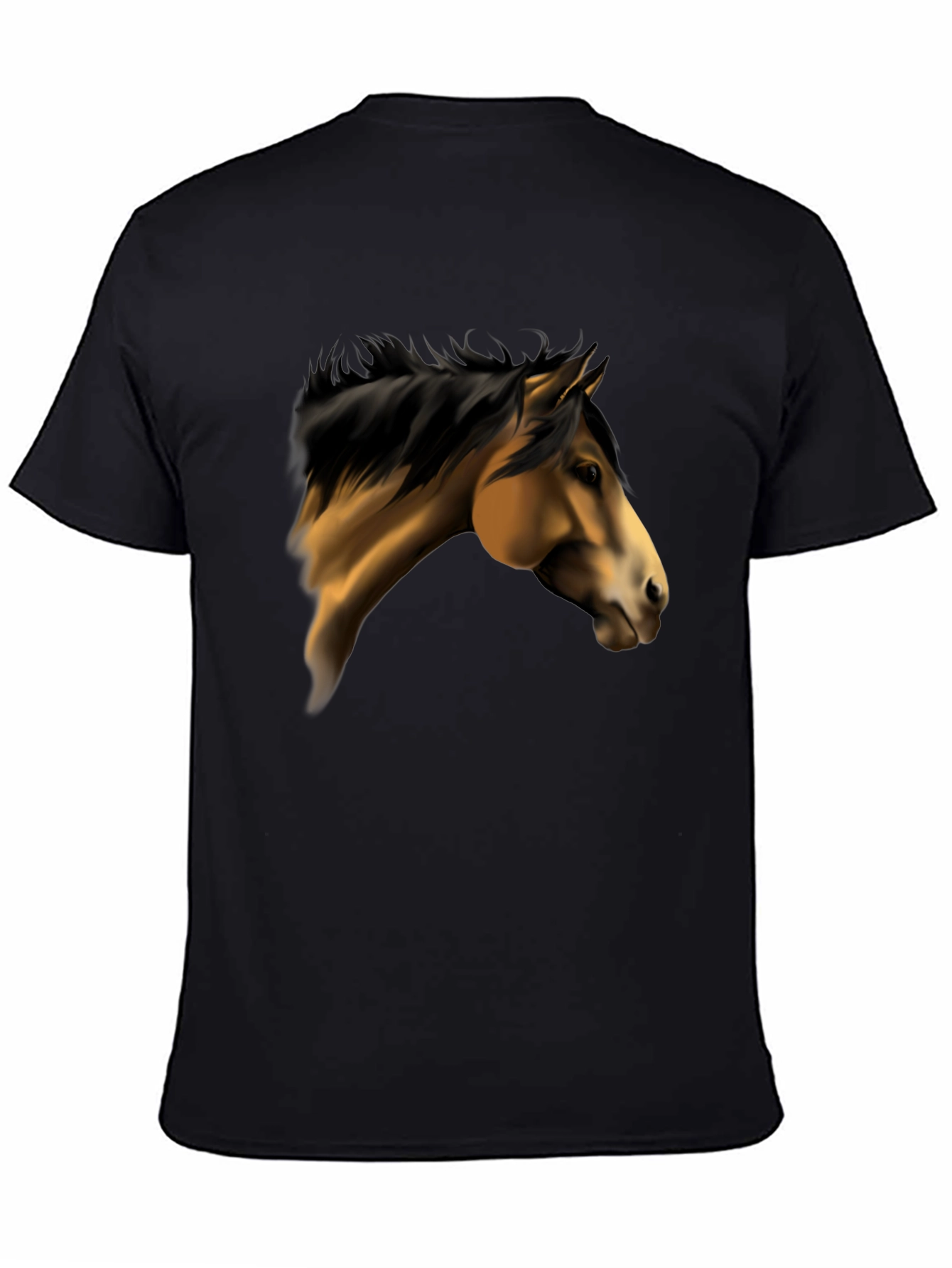 Horse Graphic Black T-Shirt