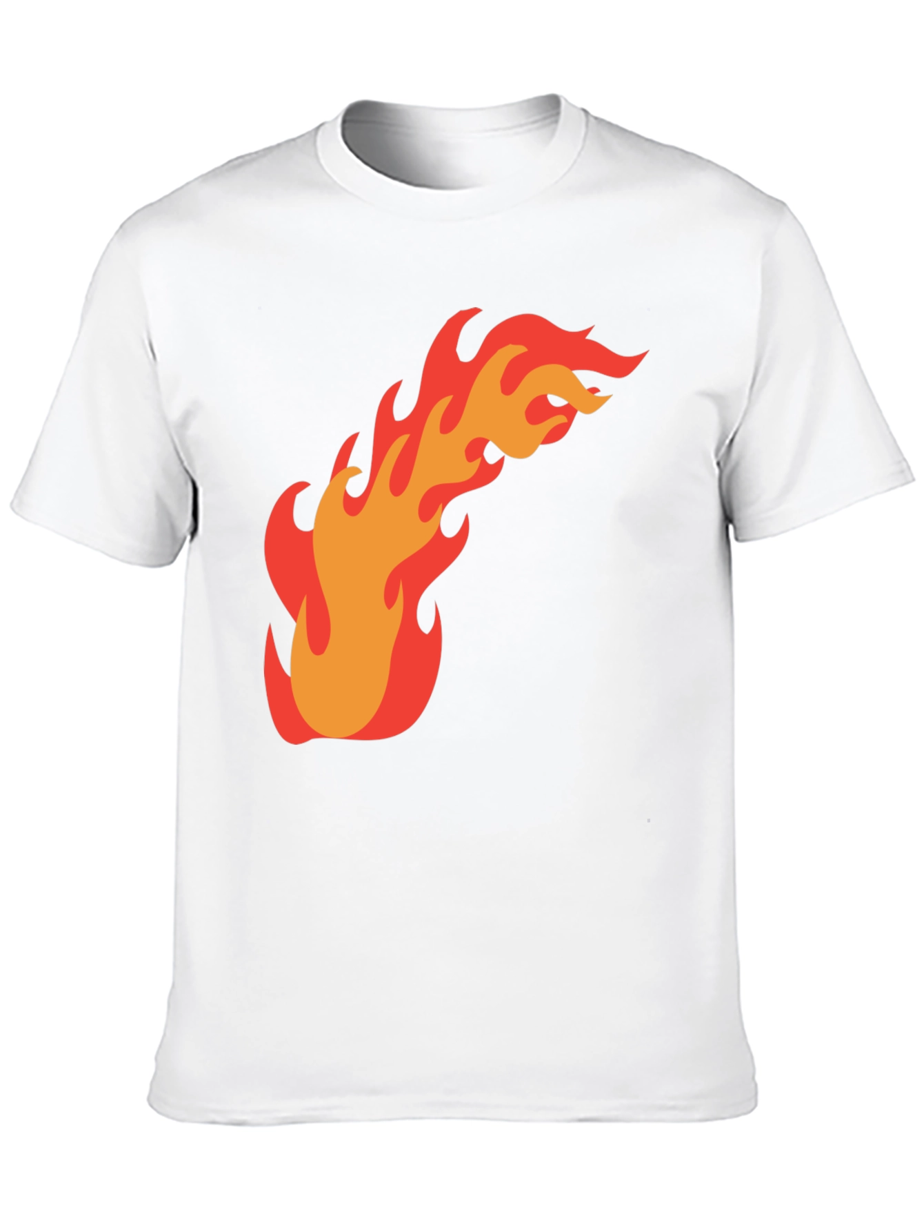 Flame Graphic Black T-Shirt - Bold Design