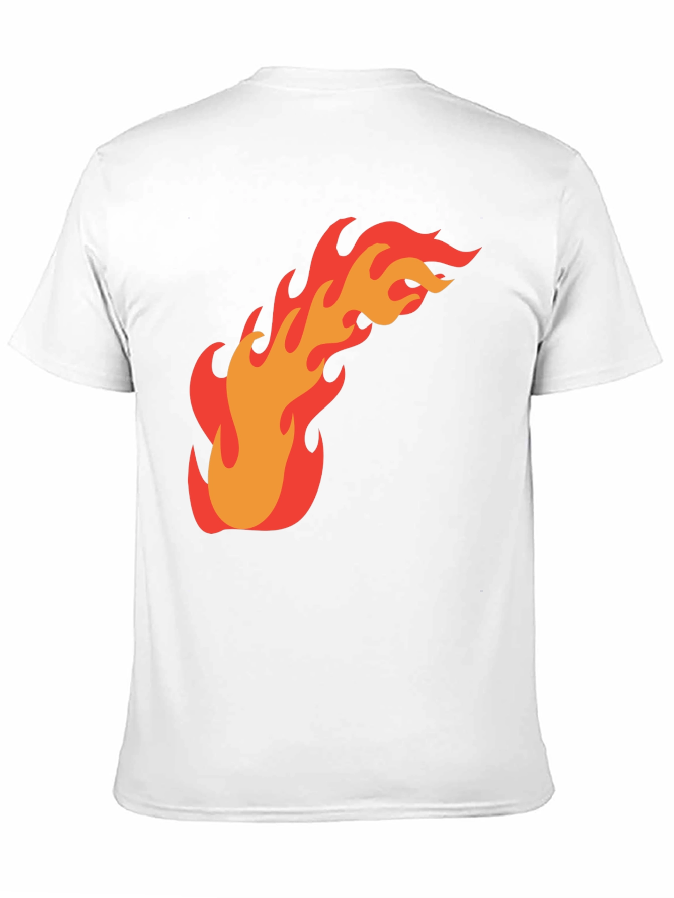 Flame Graphic Black T-Shirt - Bold Design