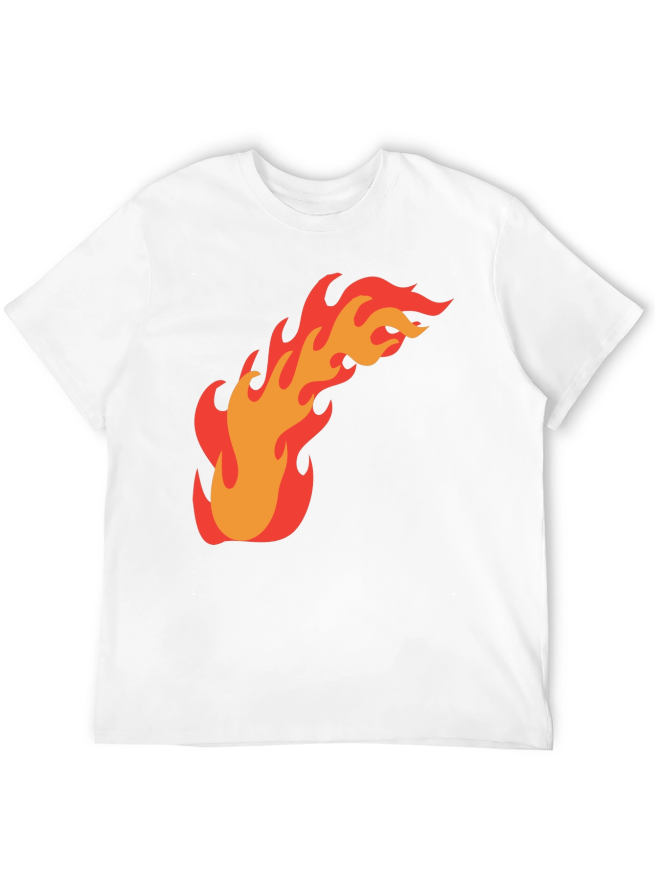 Flame Graphic Black T-Shirt - Bold Design