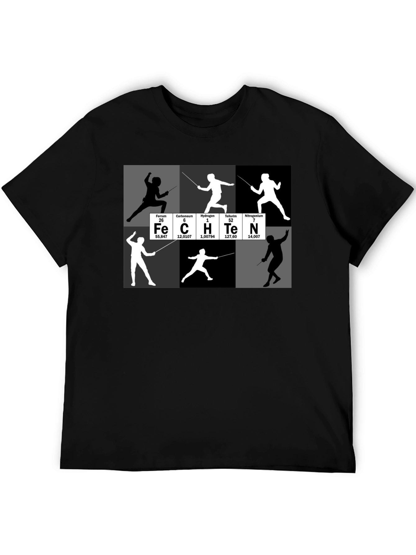 Periodic Table Fencing T-Shirt Sport Tee