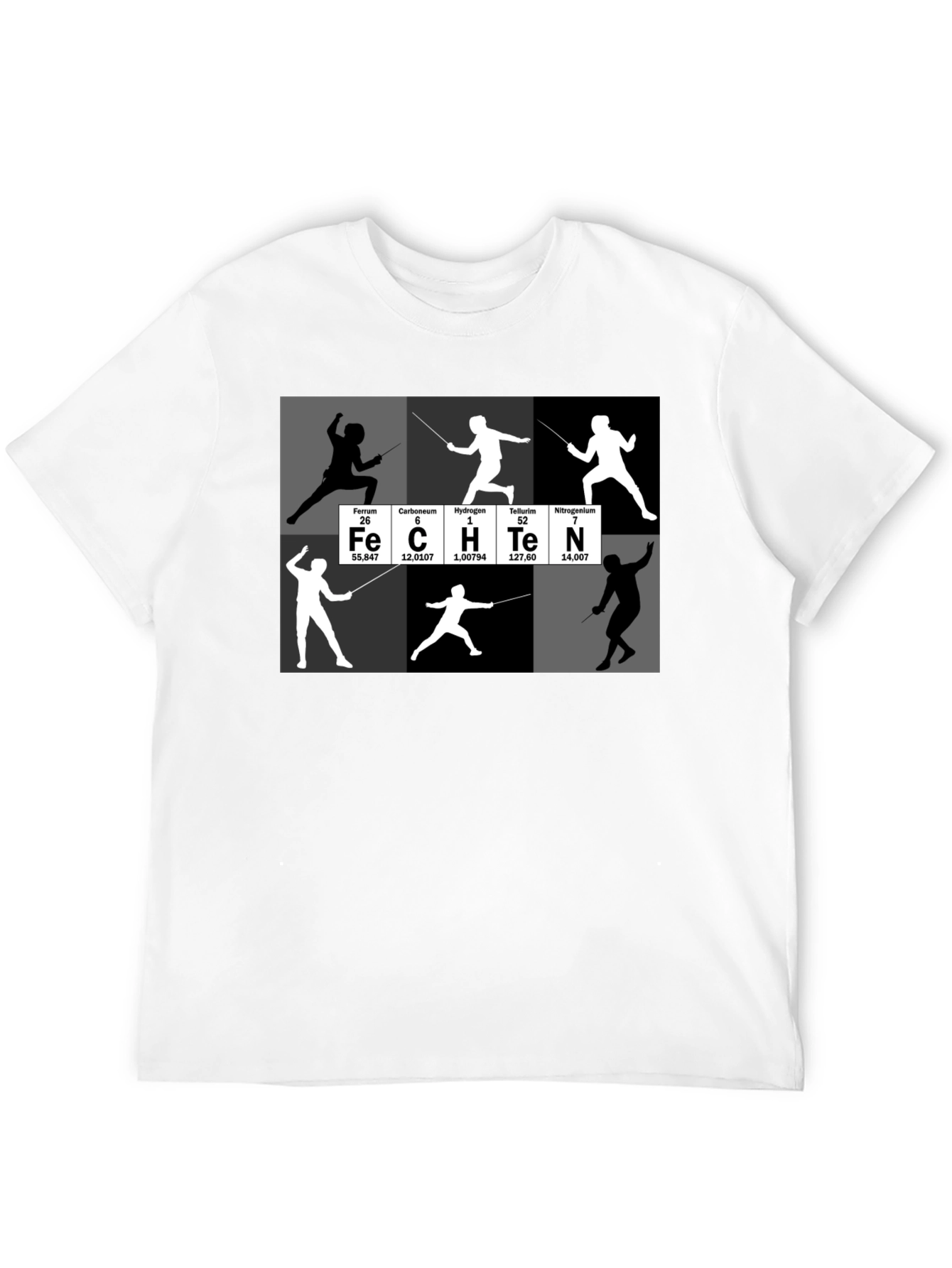 Periodic Table Fencing T-Shirt Sport Tee