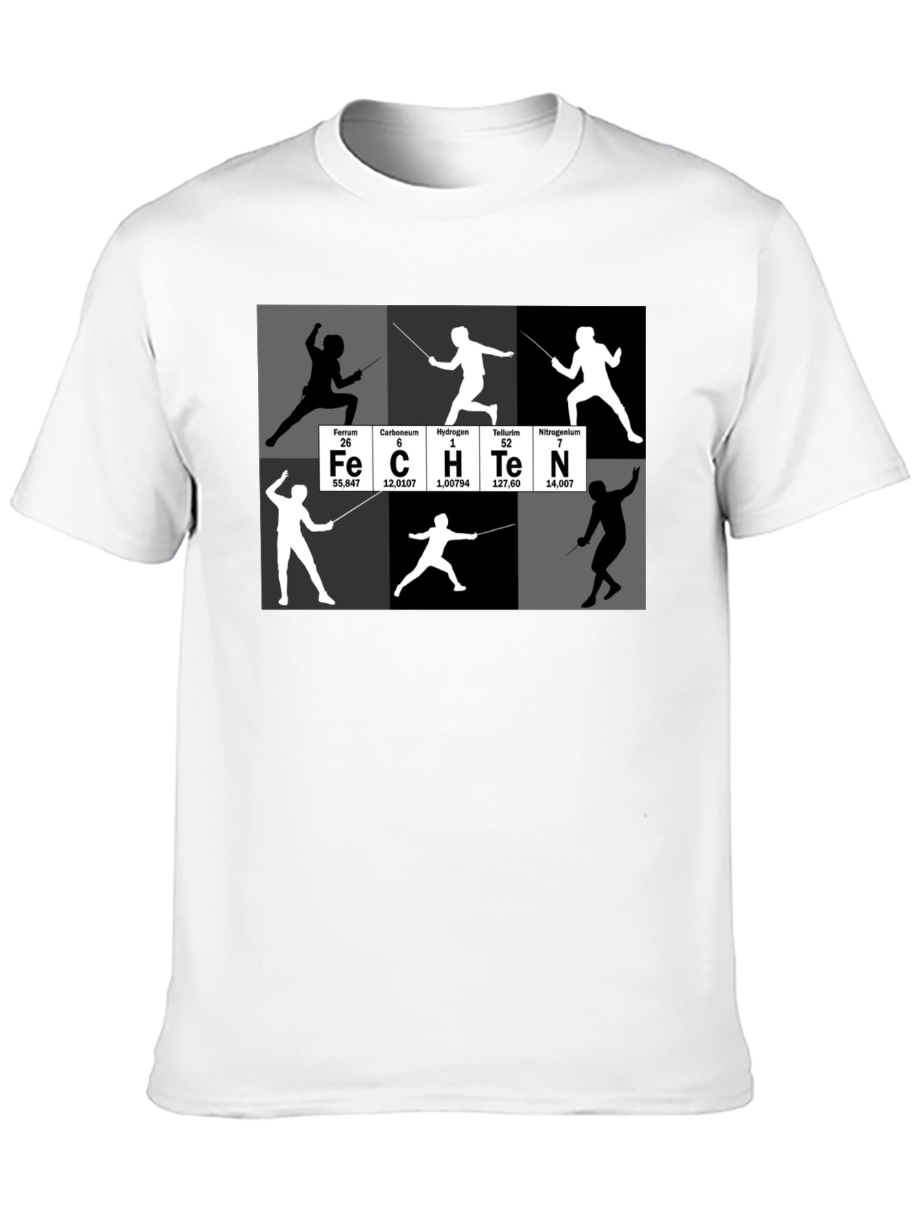 Periodic Table Fencing T-Shirt Sport Tee