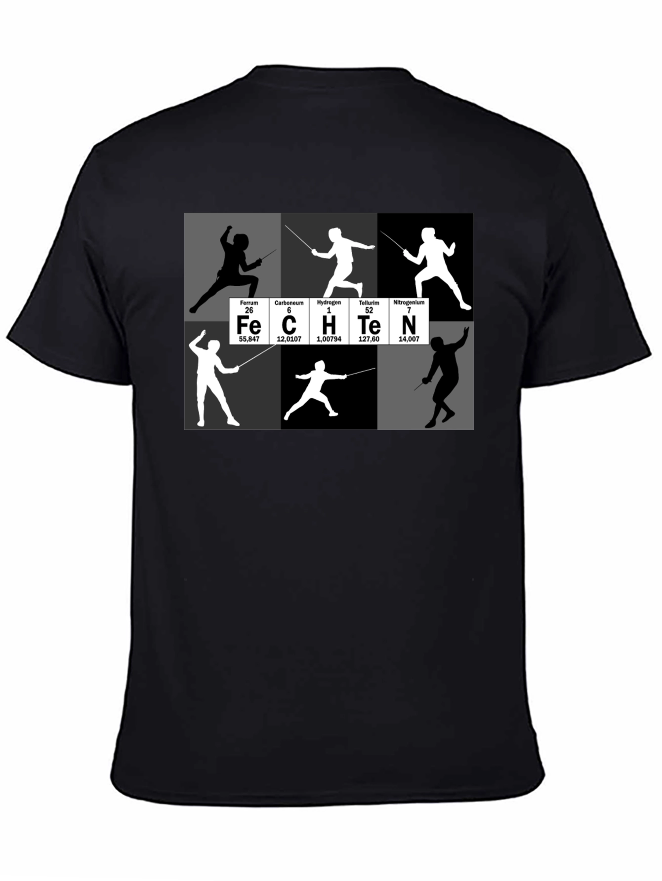 Periodic Table Fencing T-Shirt Sport Tee