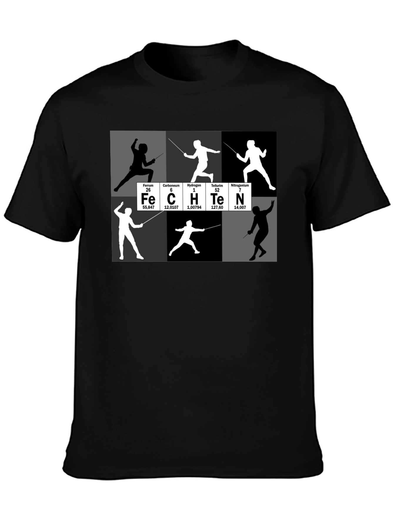 Periodic Table Fencing T-Shirt Sport Tee