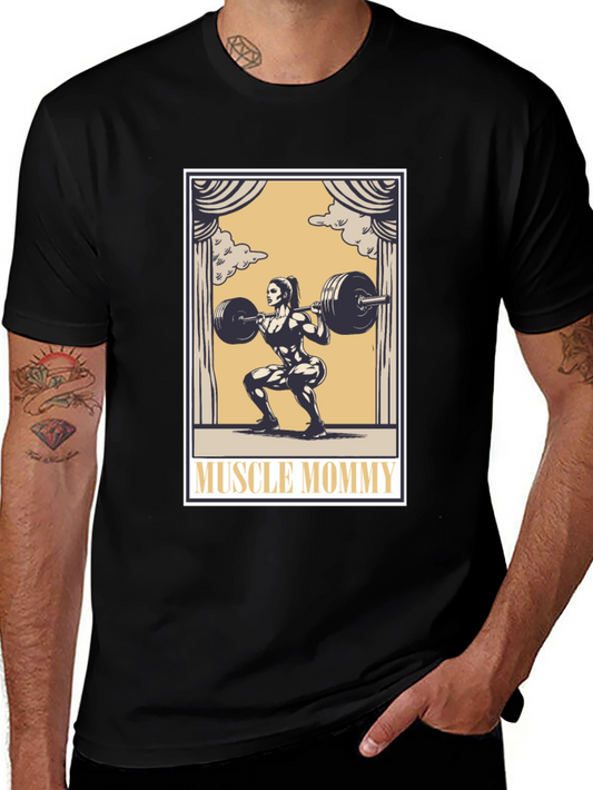 Muscle Mommy Graphic T-Shirt - Fitness Apparel