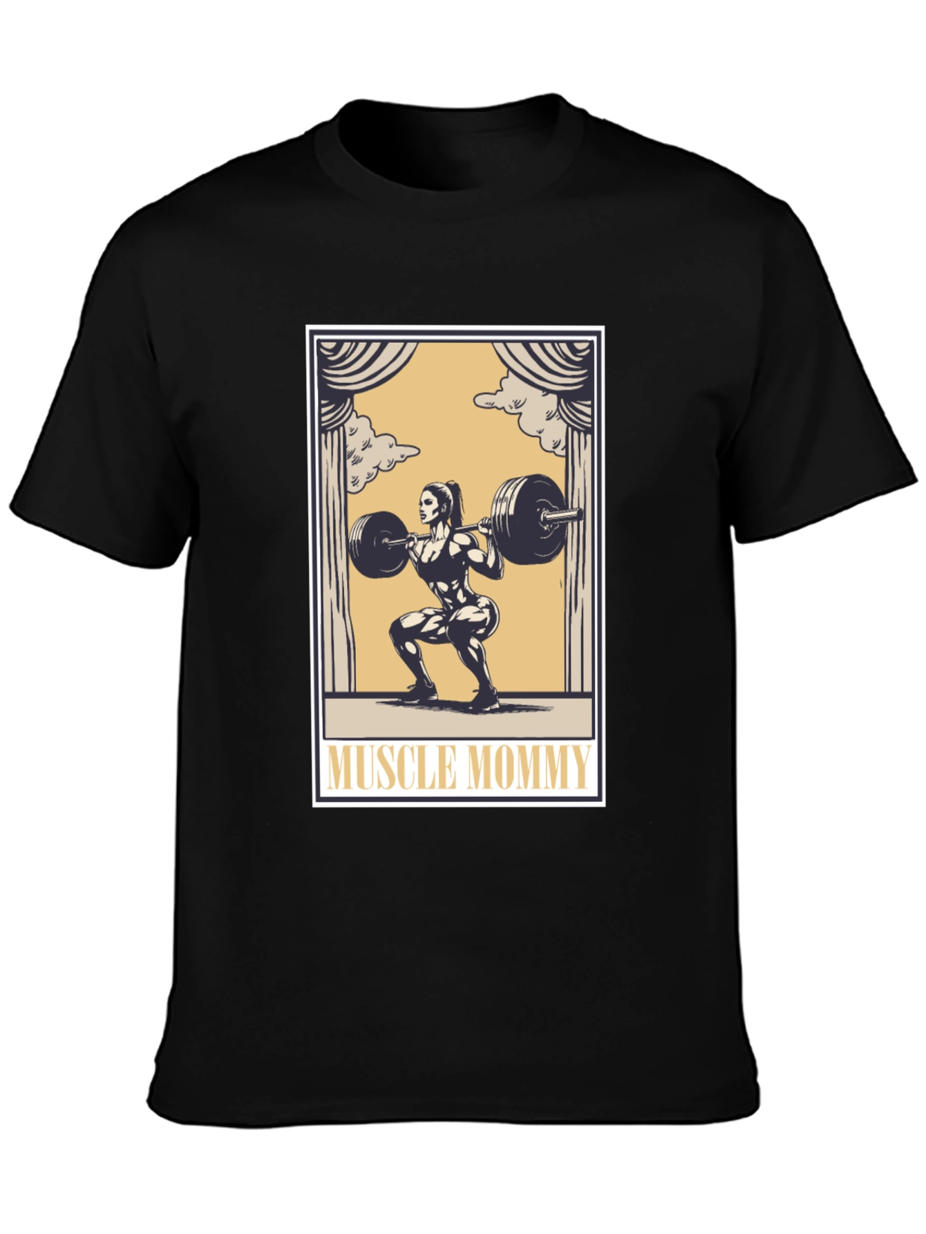 Muscle Mommy Graphic T-Shirt - Fitness Apparel
