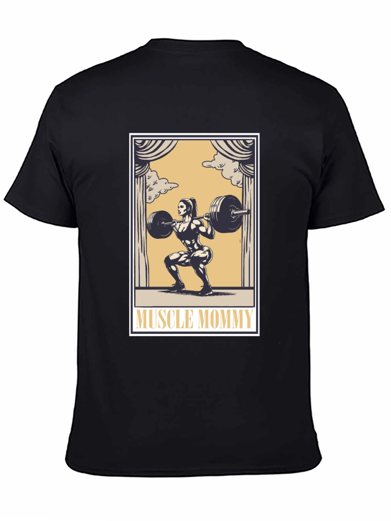 Muscle Mommy Graphic T-Shirt - Fitness Apparel