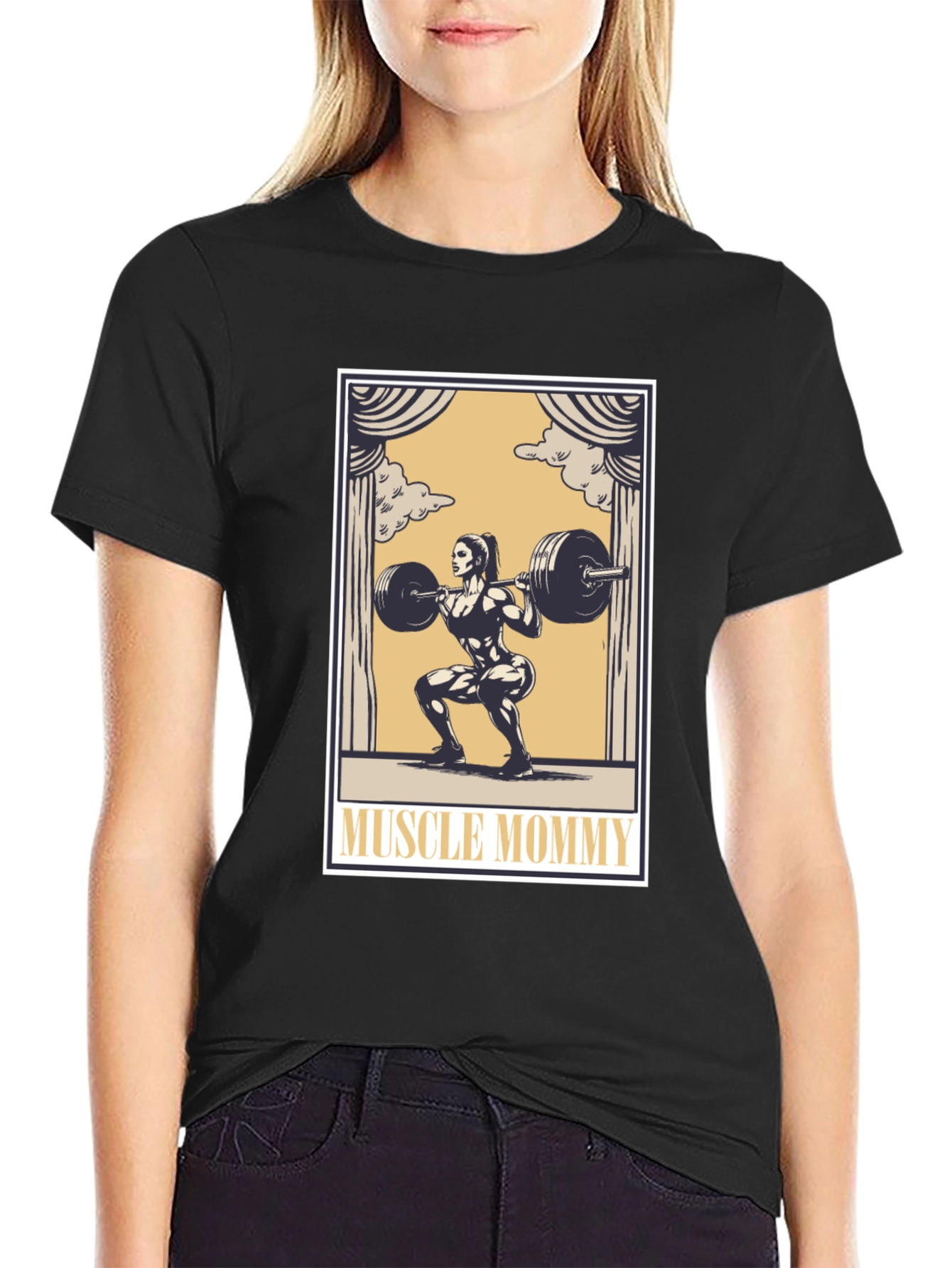 Muscle Mommy Graphic T-Shirt - Fitness Apparel