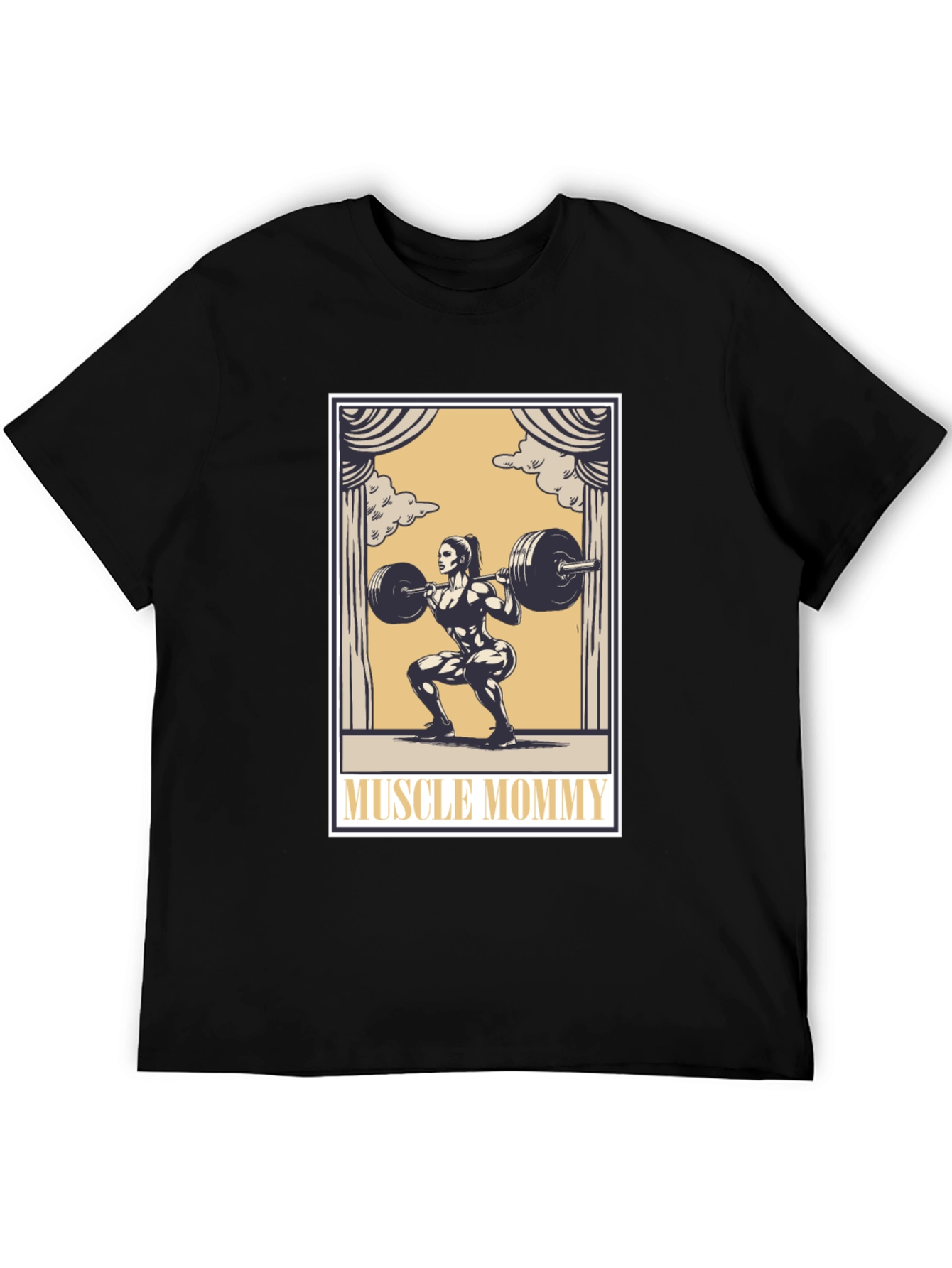 Muscle Mommy Graphic T-Shirt - Fitness Apparel