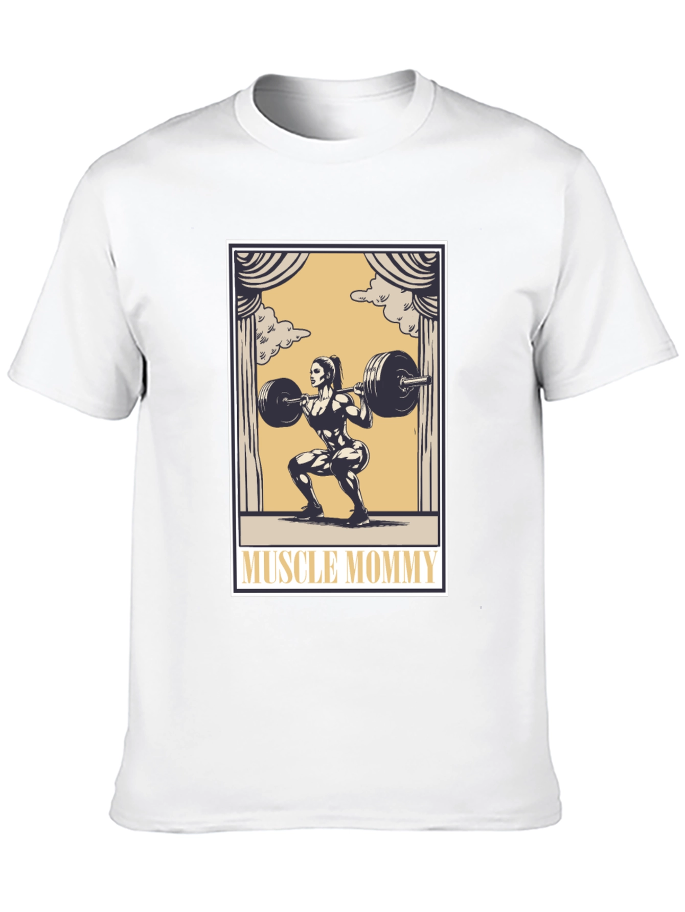 Muscle Mommy Graphic T-Shirt - Fitness Apparel
