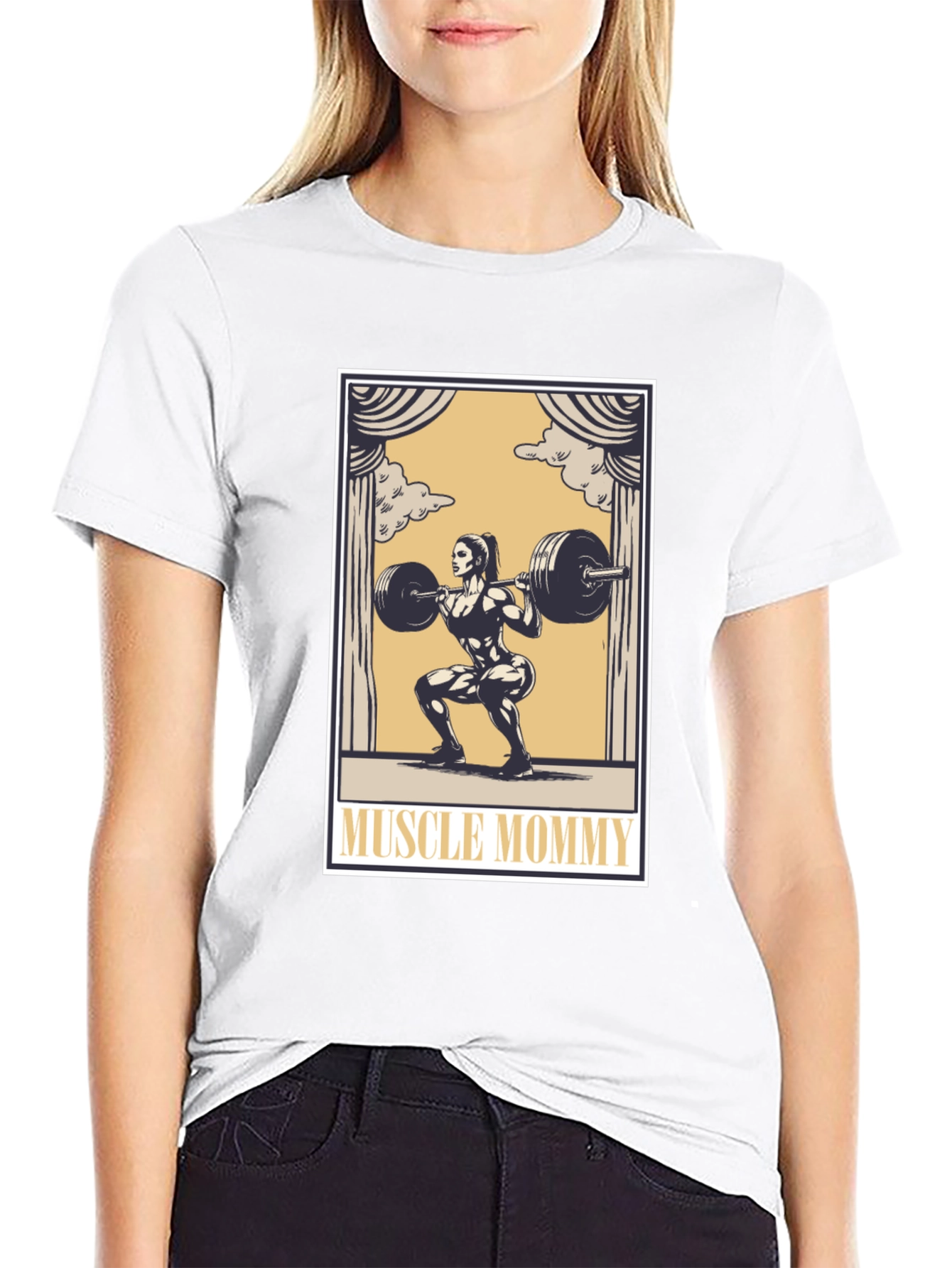 Muscle Mommy Graphic T-Shirt - Fitness Apparel