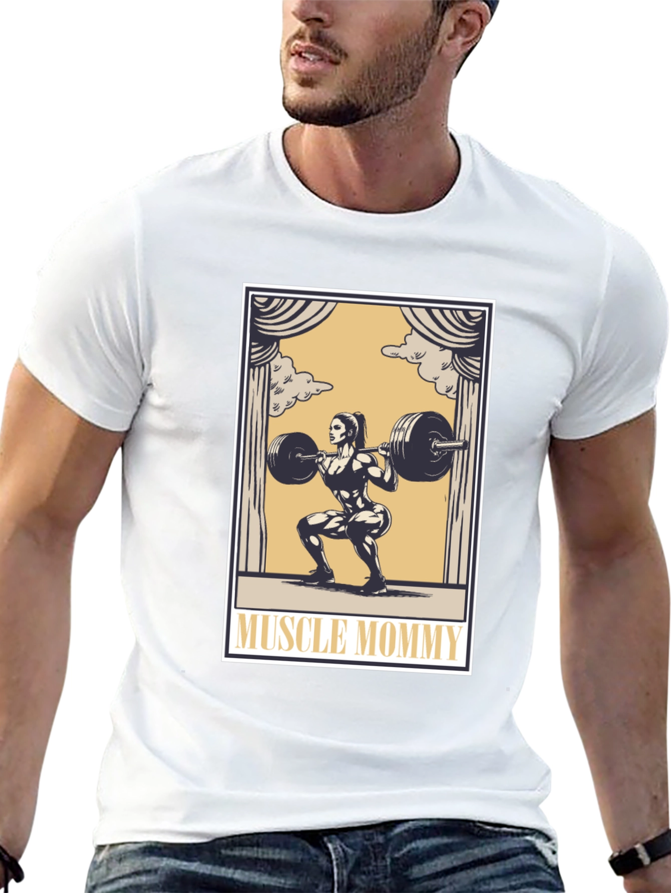 Muscle Mommy Graphic T-Shirt - Fitness Apparel