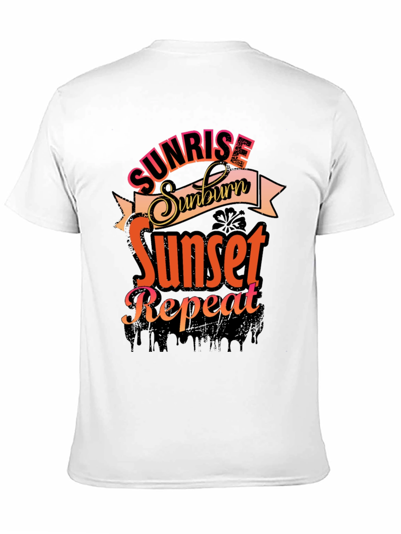 Sunrise Sunburn Sunset Repeat Graphic Tee