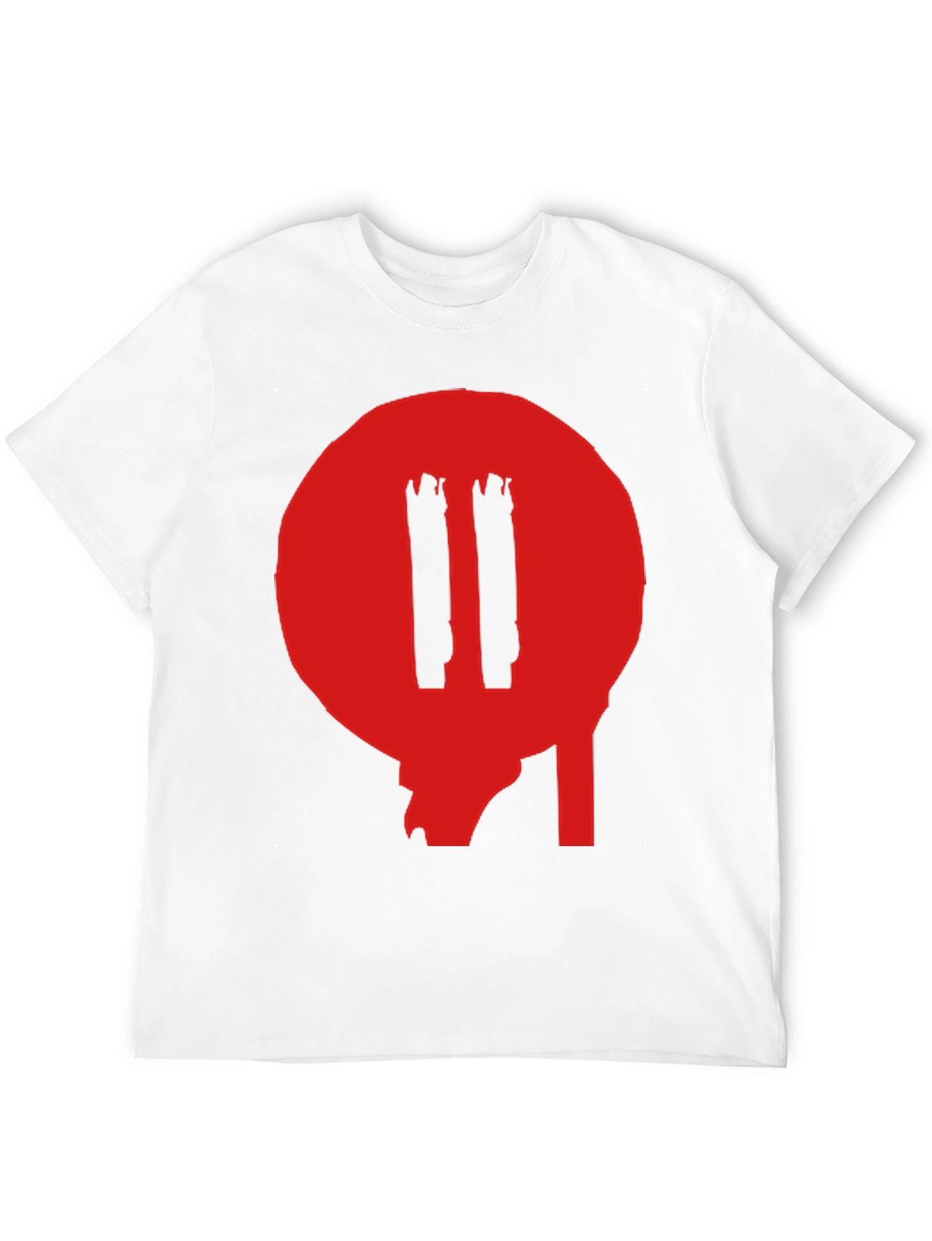 Black T-Shirt with Red Graphic