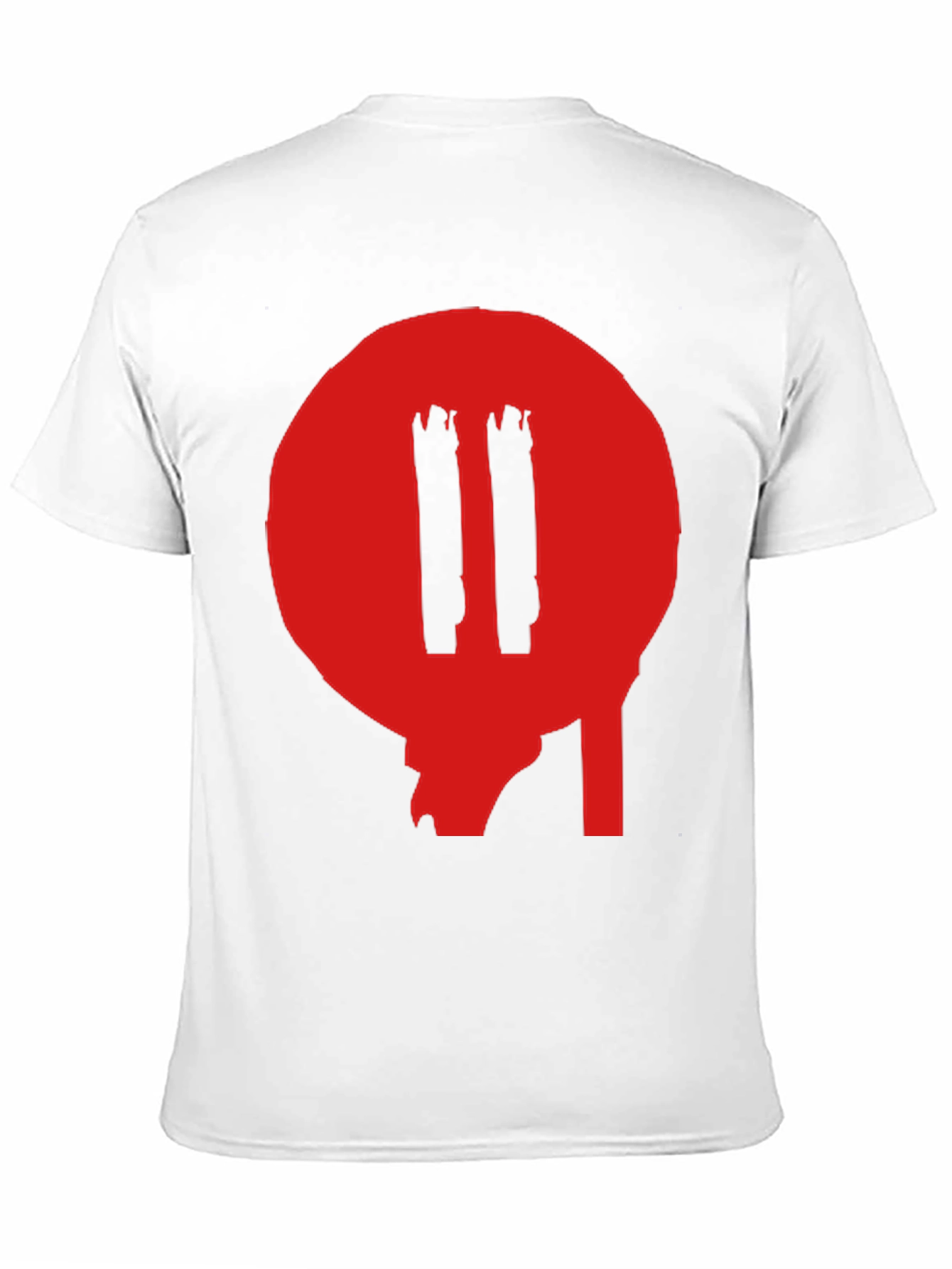 Black T-Shirt with Red Graphic