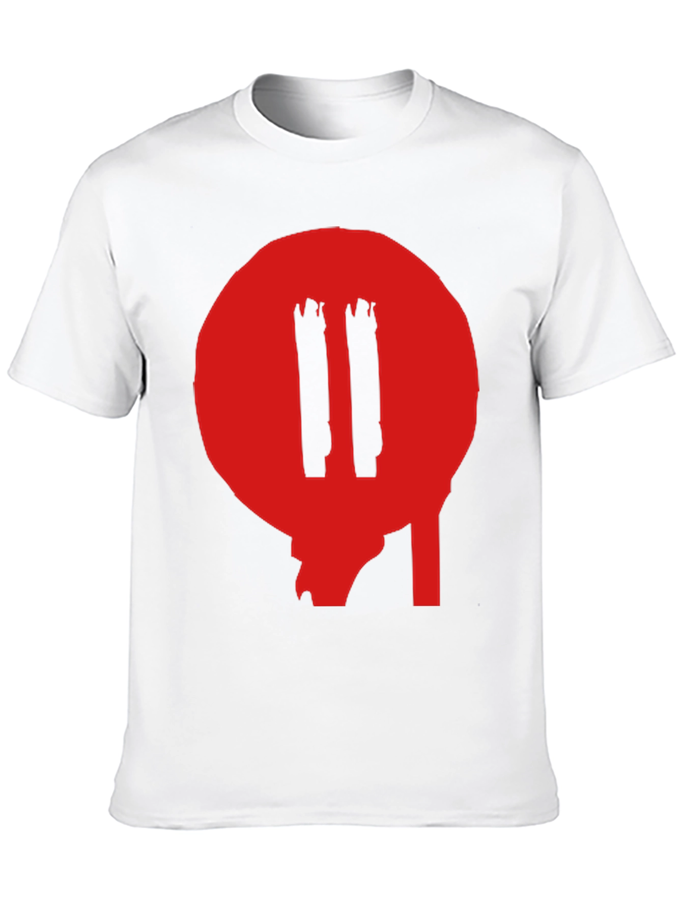 Black T-Shirt with Red Graphic