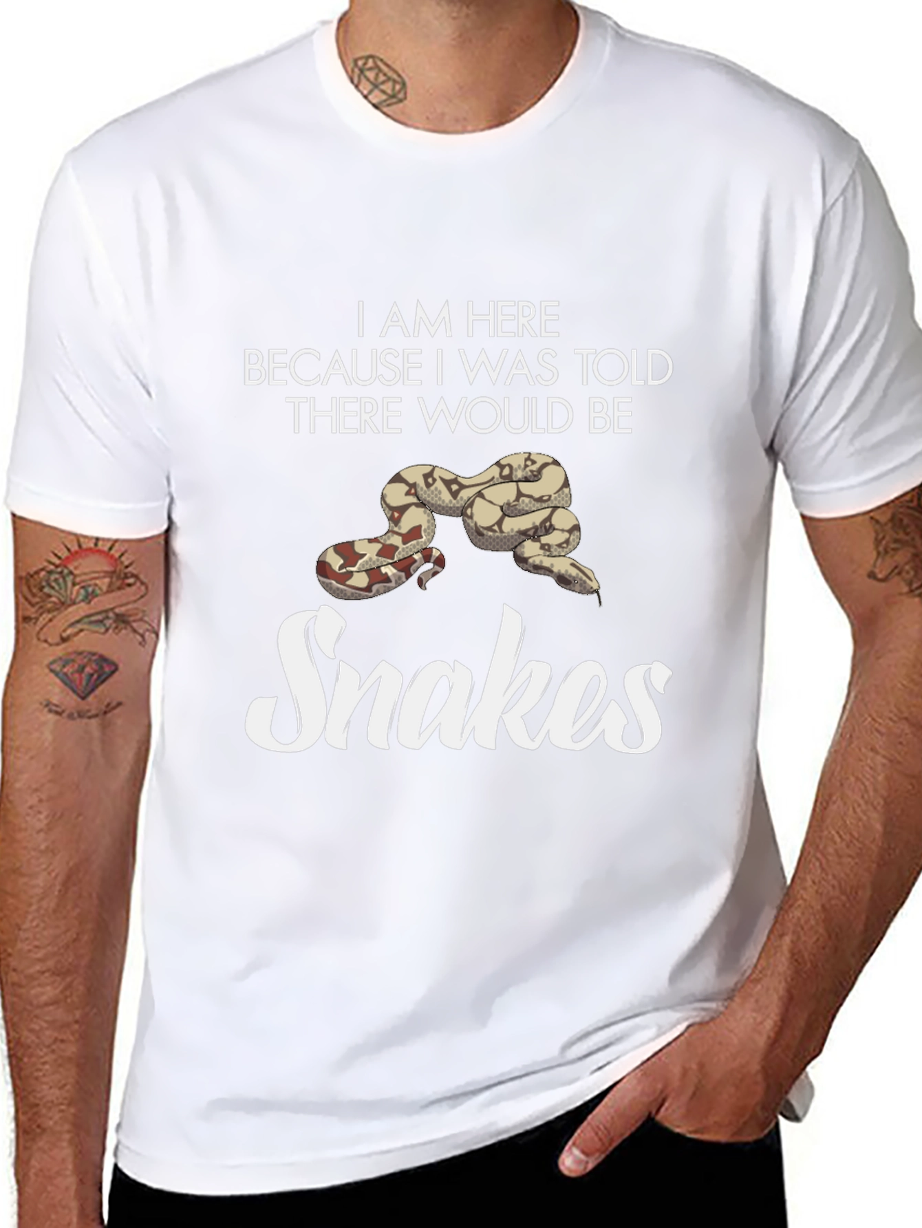 I Am Here For Snakes T-Shirt