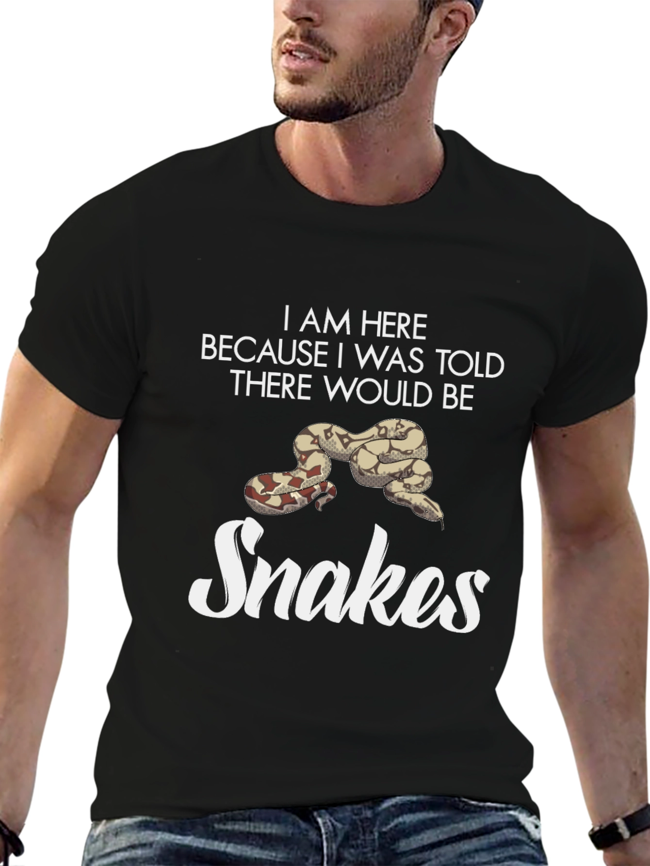 I Am Here For Snakes T-Shirt