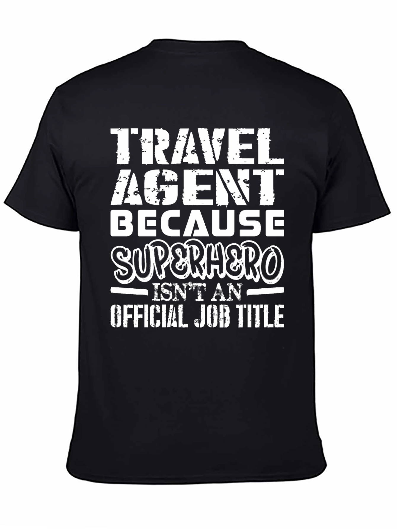 Travel Agent Superhero Funny T-Shirt