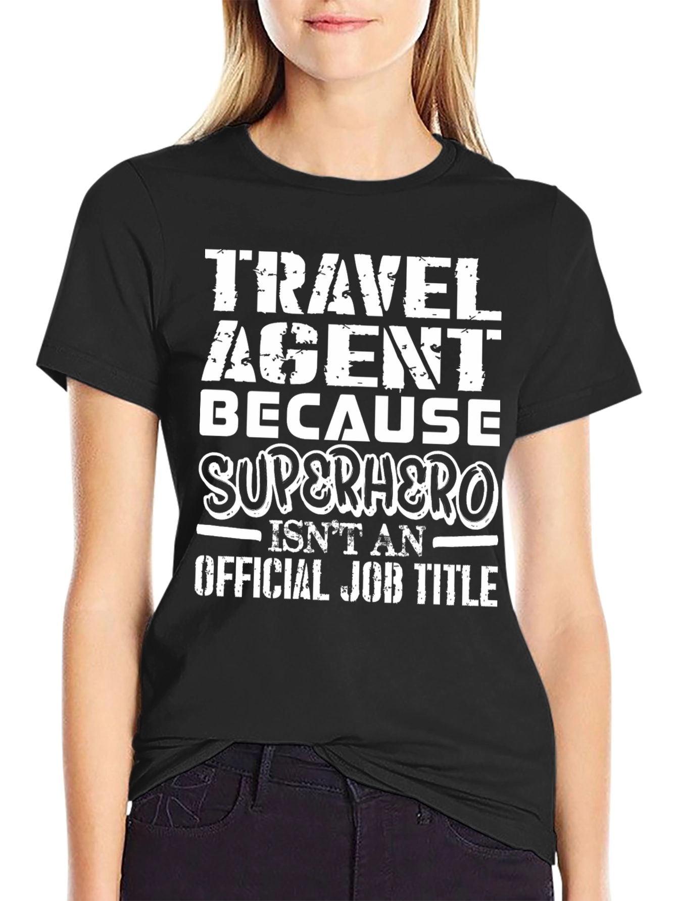 Travel Agent Superhero Funny T-Shirt
