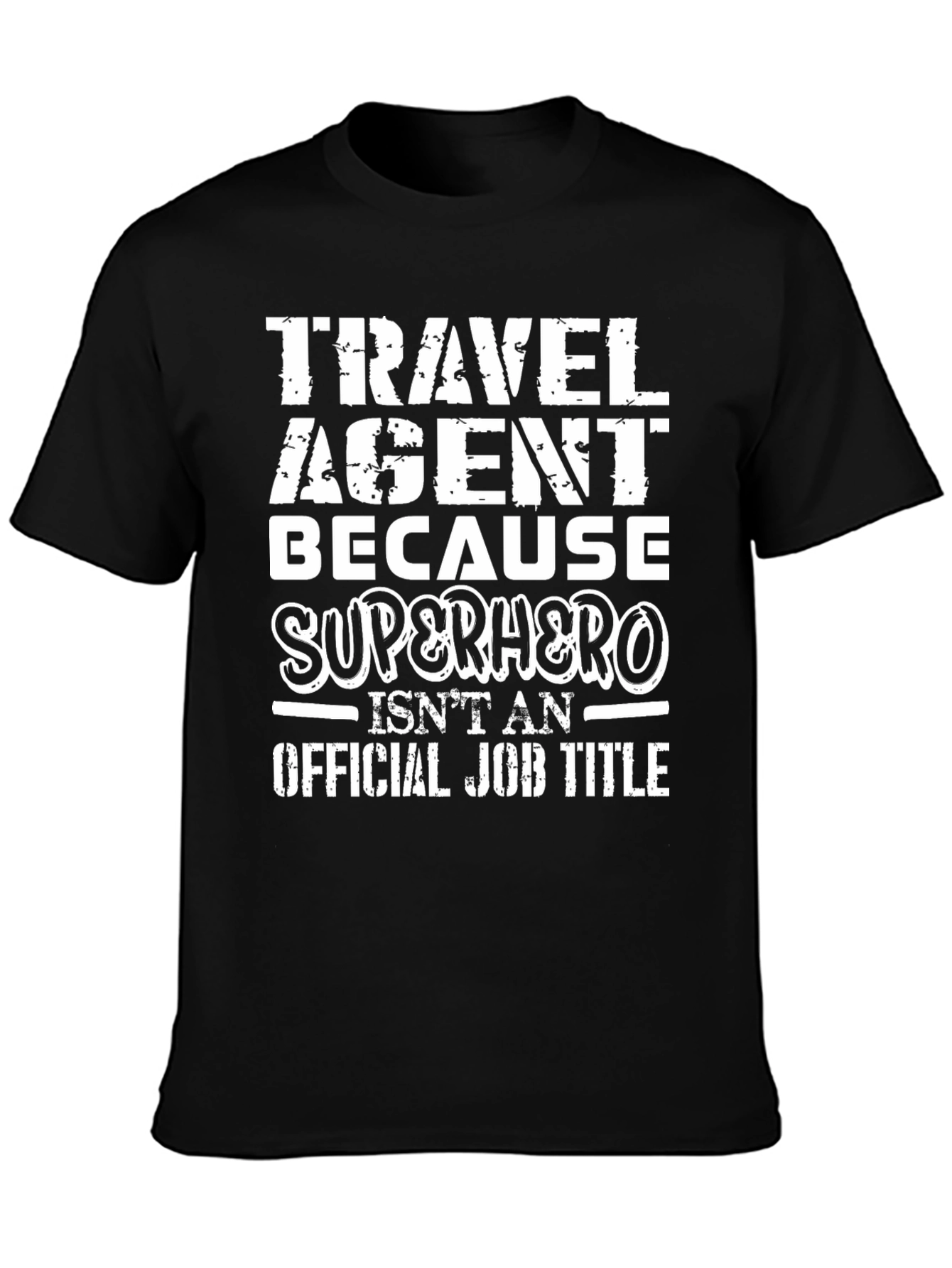 Travel Agent Superhero Funny T-Shirt