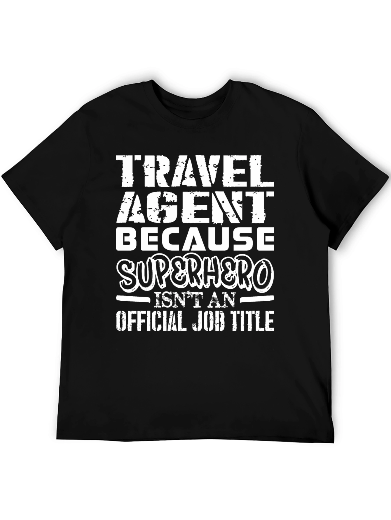 Travel Agent Superhero Funny T-Shirt