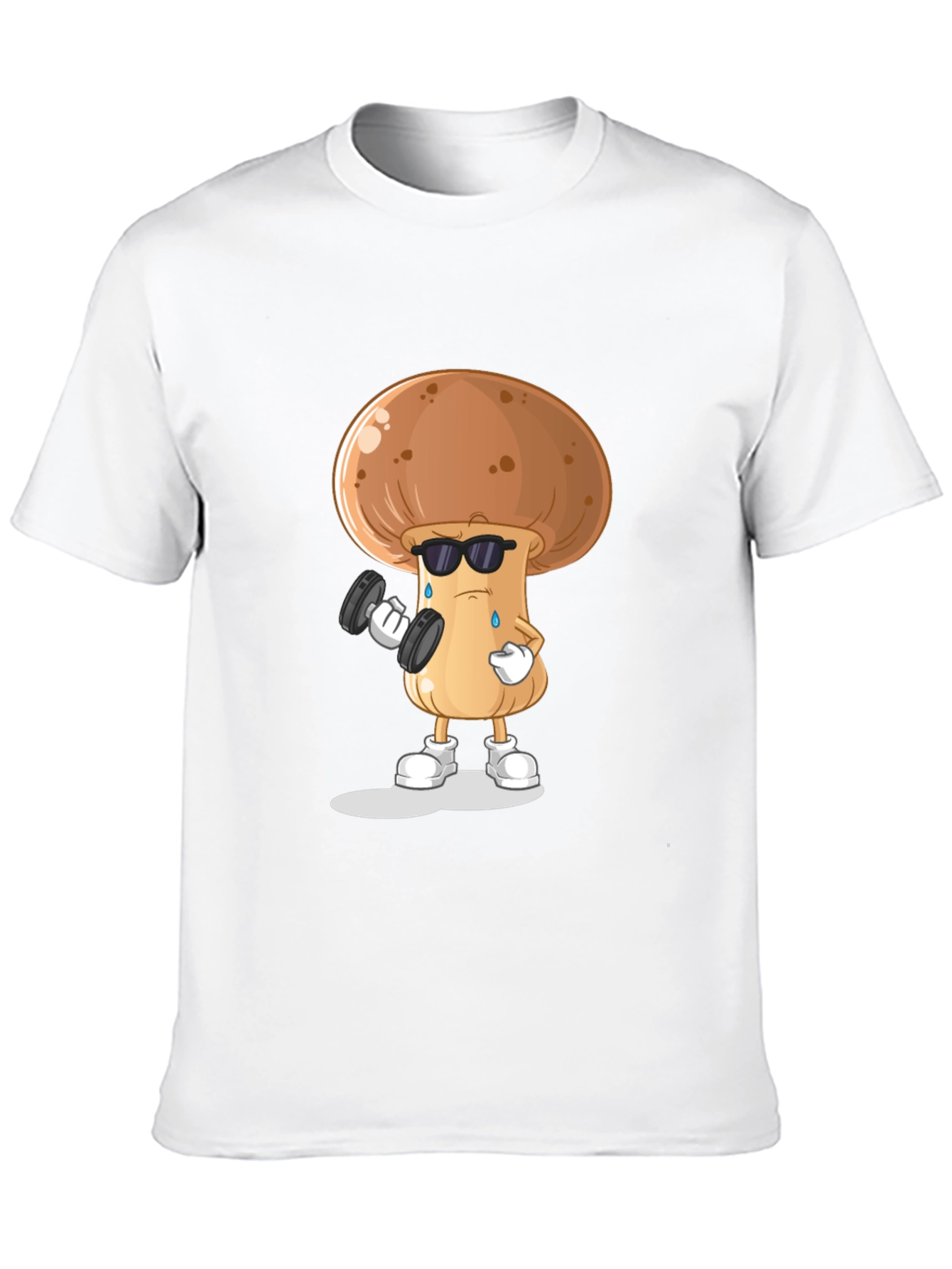 Mushroom Gym Black T-shirt